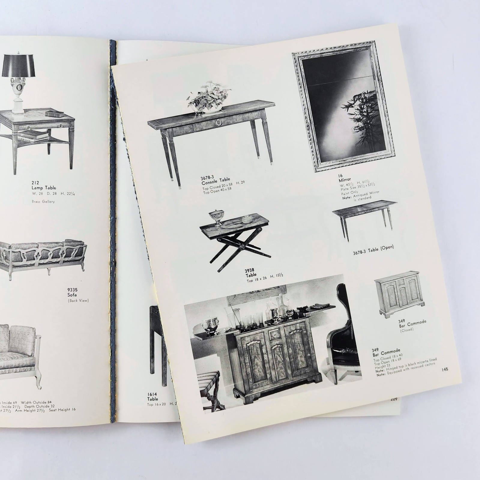 c. 1961-1963 Baker Furniture Catalog Far East European 264 Pages Softcover Book