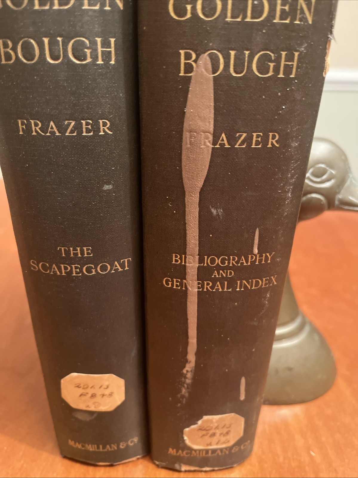 THE GOLDEN BOUGH Study In Magic Religion 12 Vols Frazer 3rd Ed 1911 Set