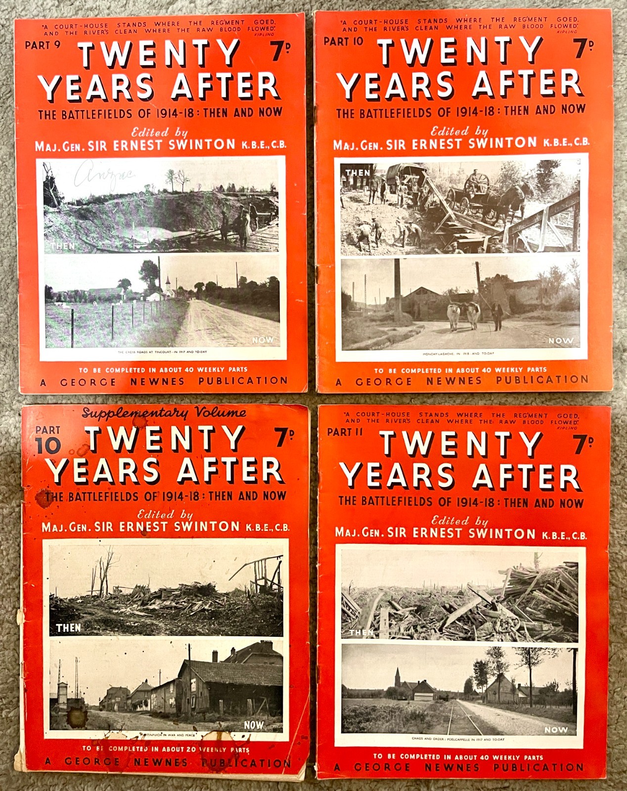 Twenty Years After WWI Magazine Bundle Parts 1-42 + Supplements 1914-18 Newnes