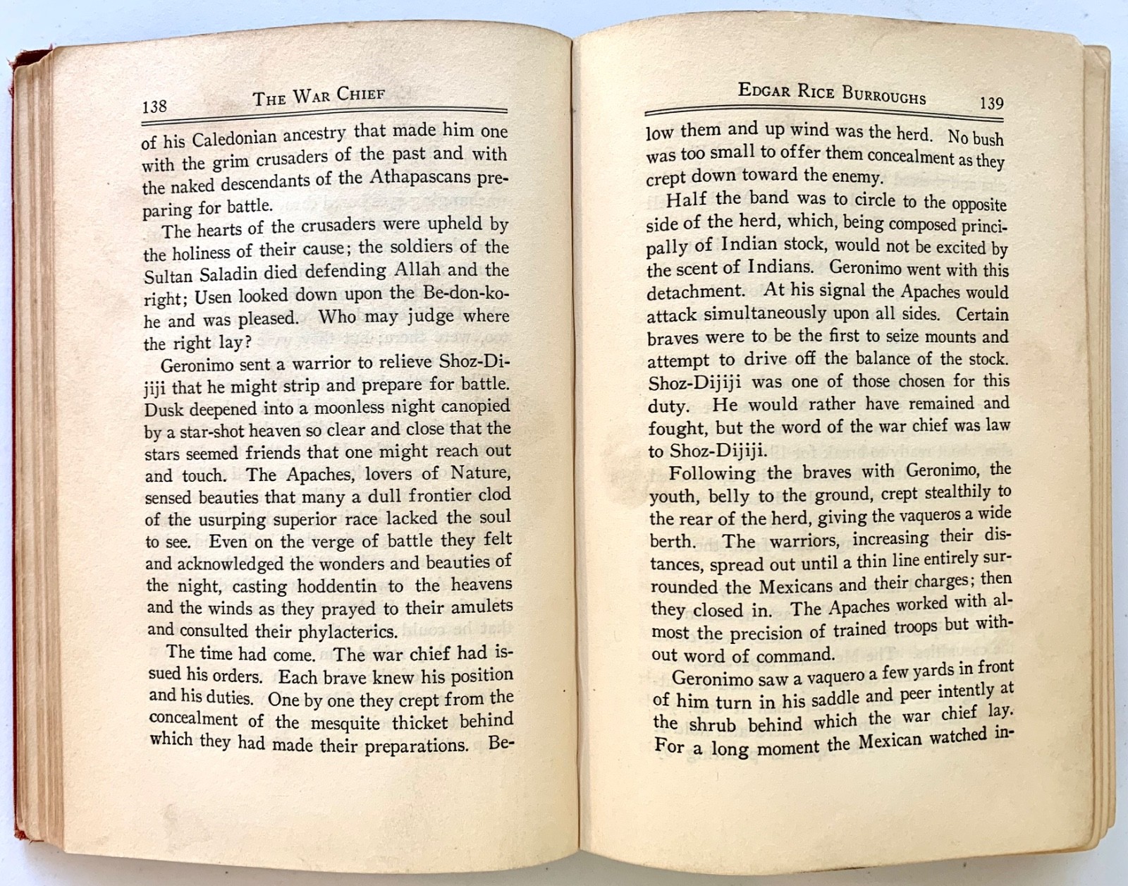 Two EDGAR RICE BURROUGHS Western Novels – Grosset & Dunlap 1st reprint editions