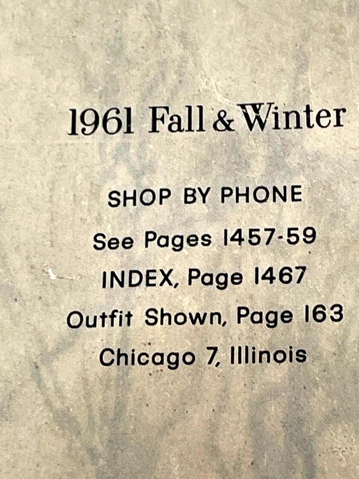 Vintage Montgomery Ward Fall Winter 1961 Catalog 1,496 Pages Albany, New York