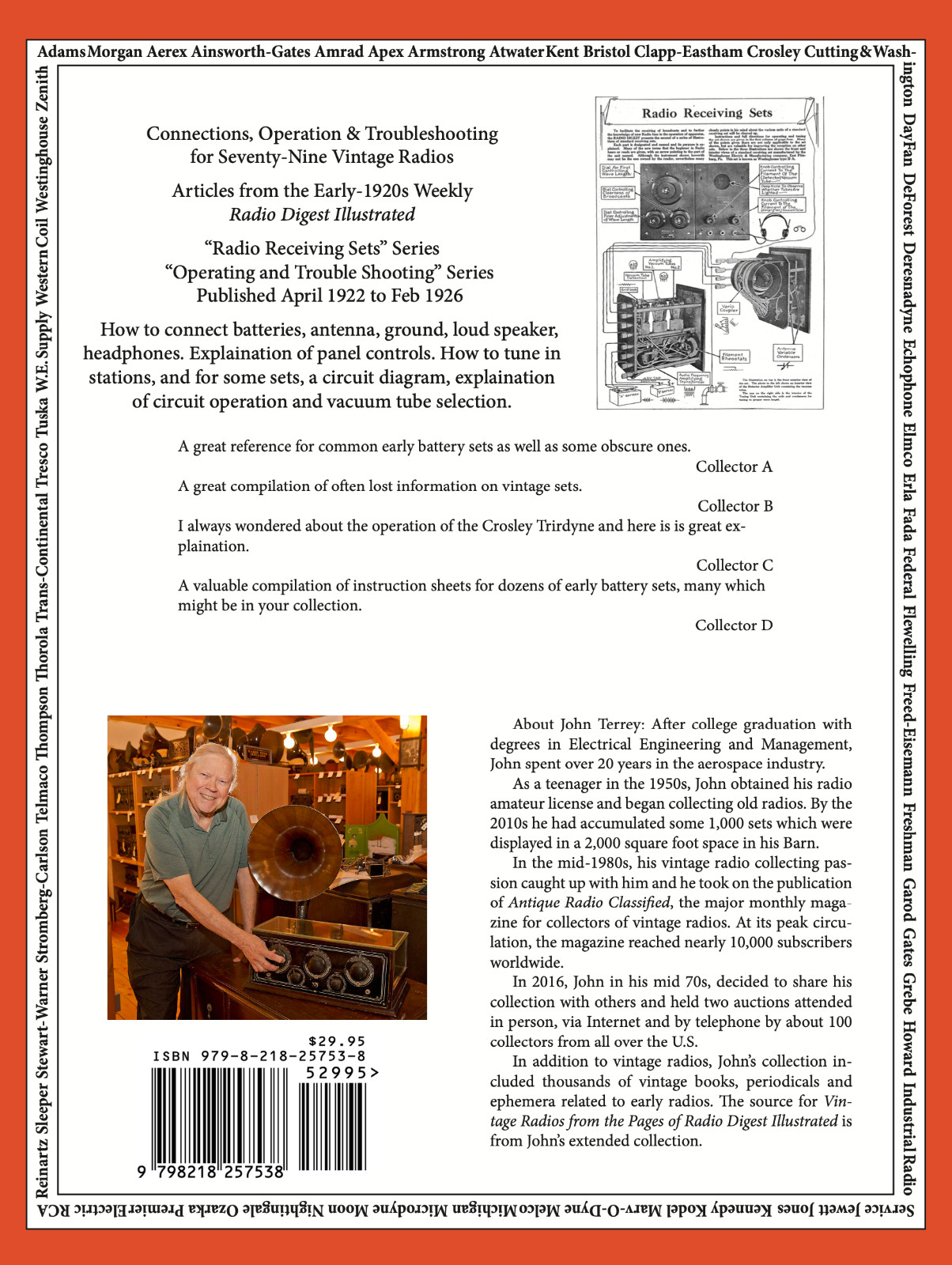 Vintage Radios from the Pages of Radio Digest Illustrated, NEW, from John Terrey