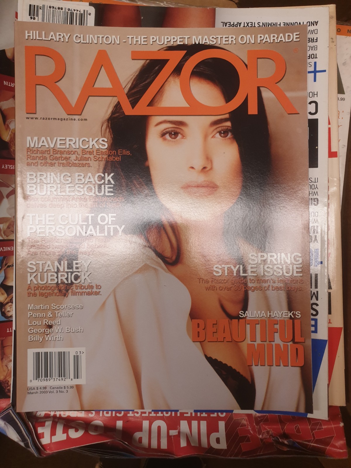 Lot of 8 – Vintage Early 2000’s Razor Style & Substance Men’s Magazine 2002-2005