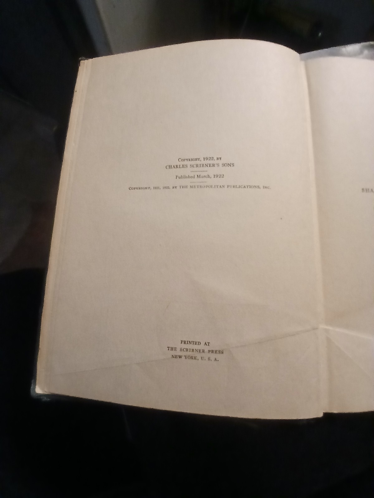 The Beautiful And Damned – F. Scott Fitzgerald – First Edition First Printing