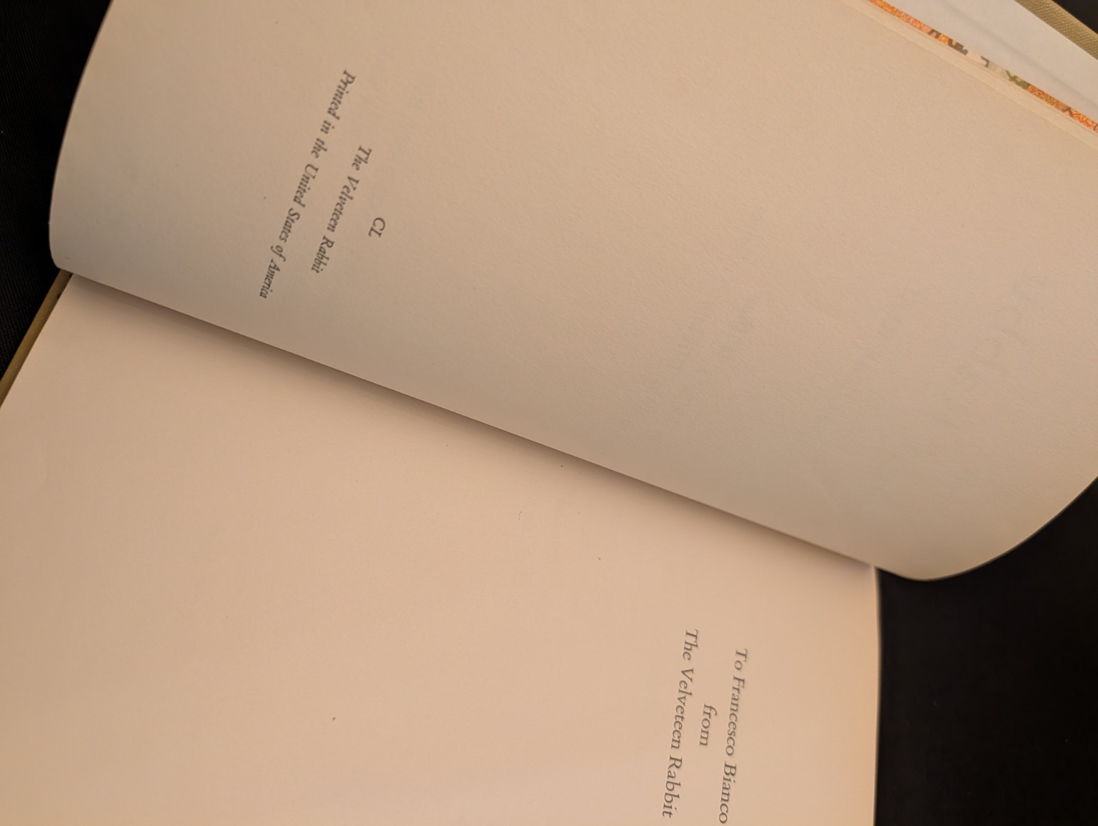 Rare Vintage CL Prebound Edition The Velveteen Rabbit Margery Williams