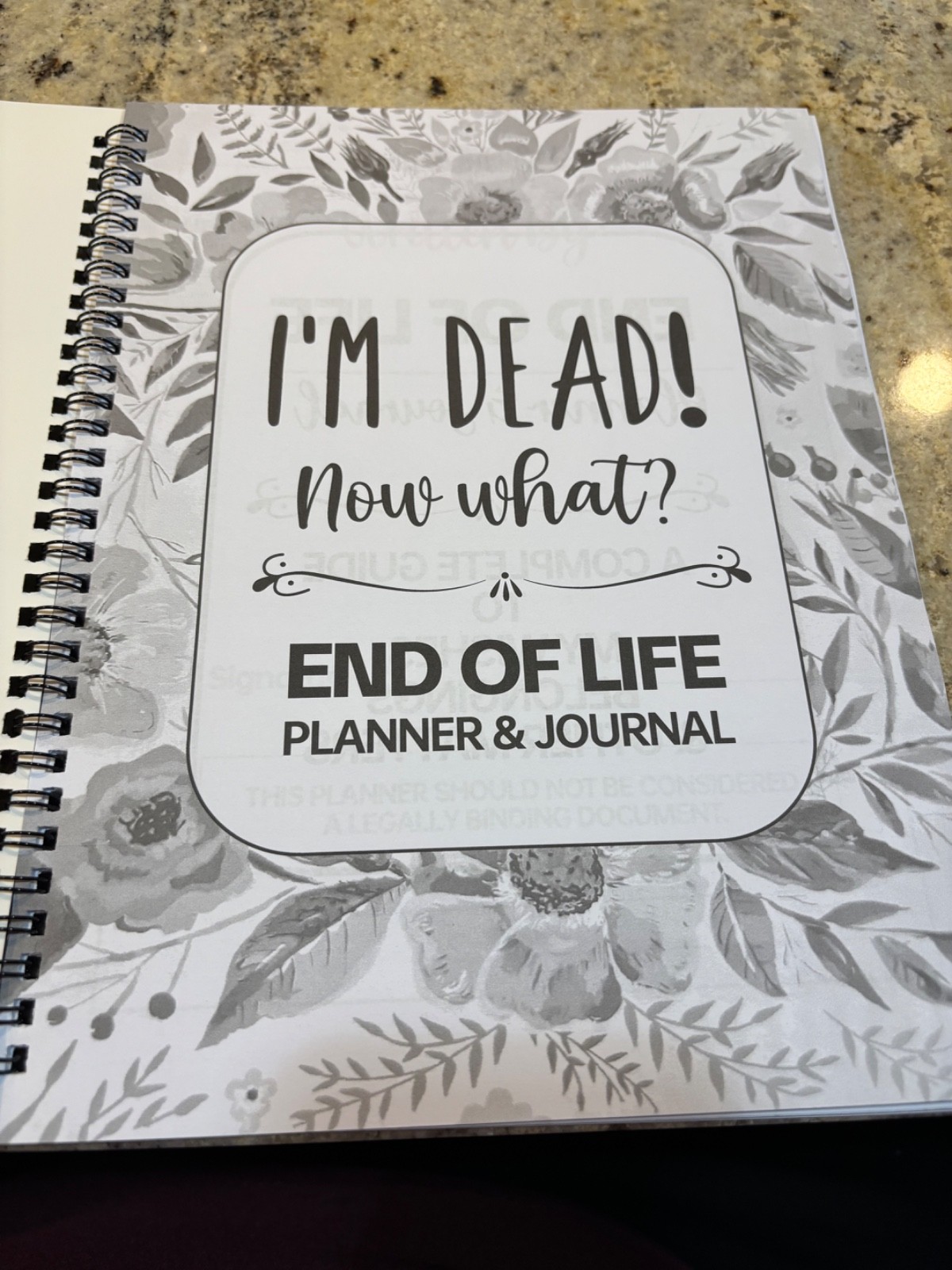 My Final Wishes – When I am Gone – End of Life Planner – 82 Pages – $7.99
