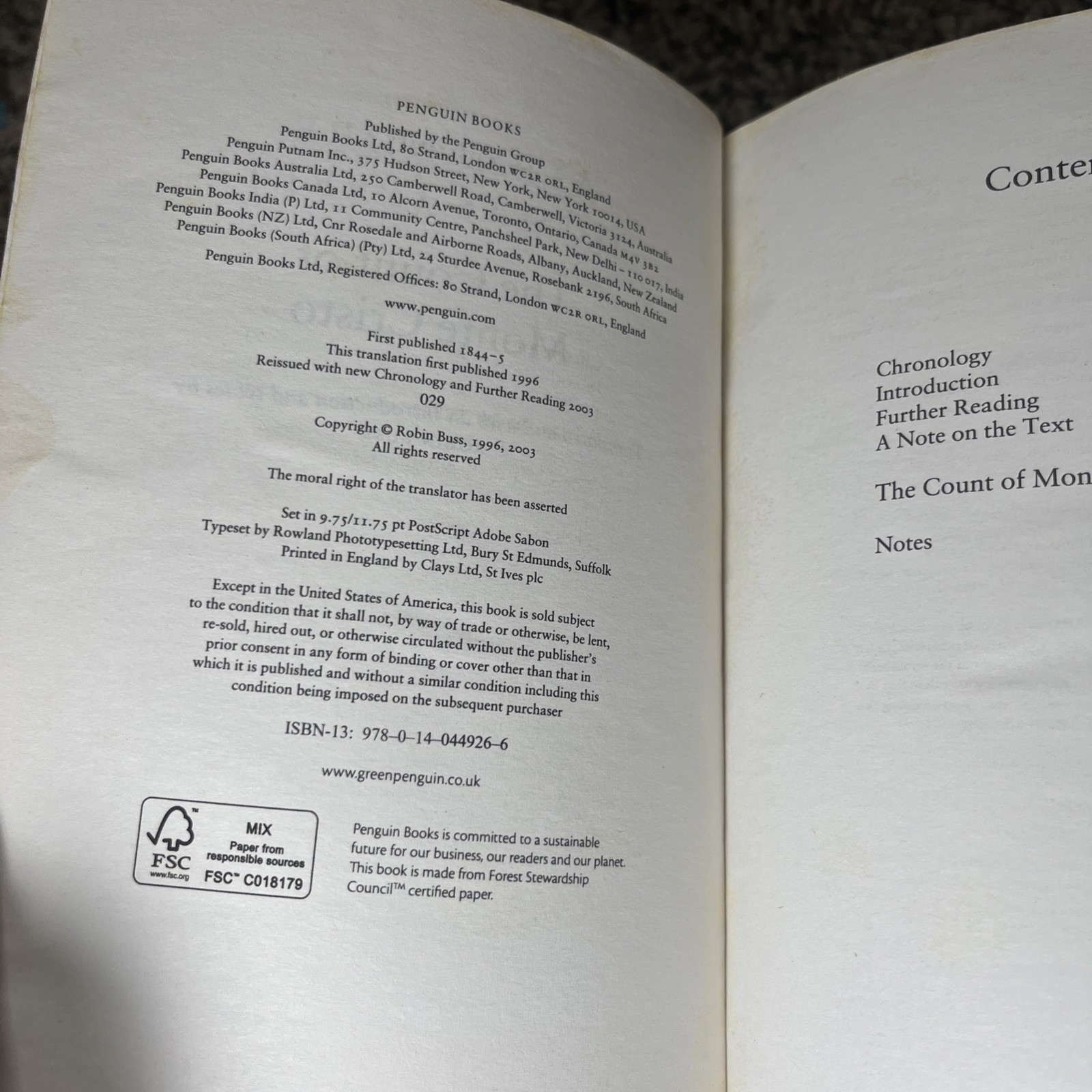 The Count of Monte Cristo by Alexandre Dumas (English) Paperback Book