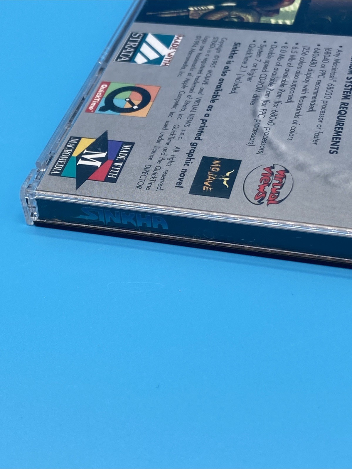 SINKHA 3D Multimedia Novel CD-ROM (1995) Marco Patrito – Mojave – Mac HTF Rare