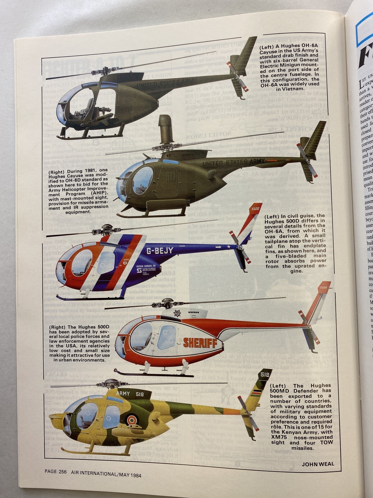 Vintage Commercial & Military Airplanes Aircraft Book – 1984 AIR International