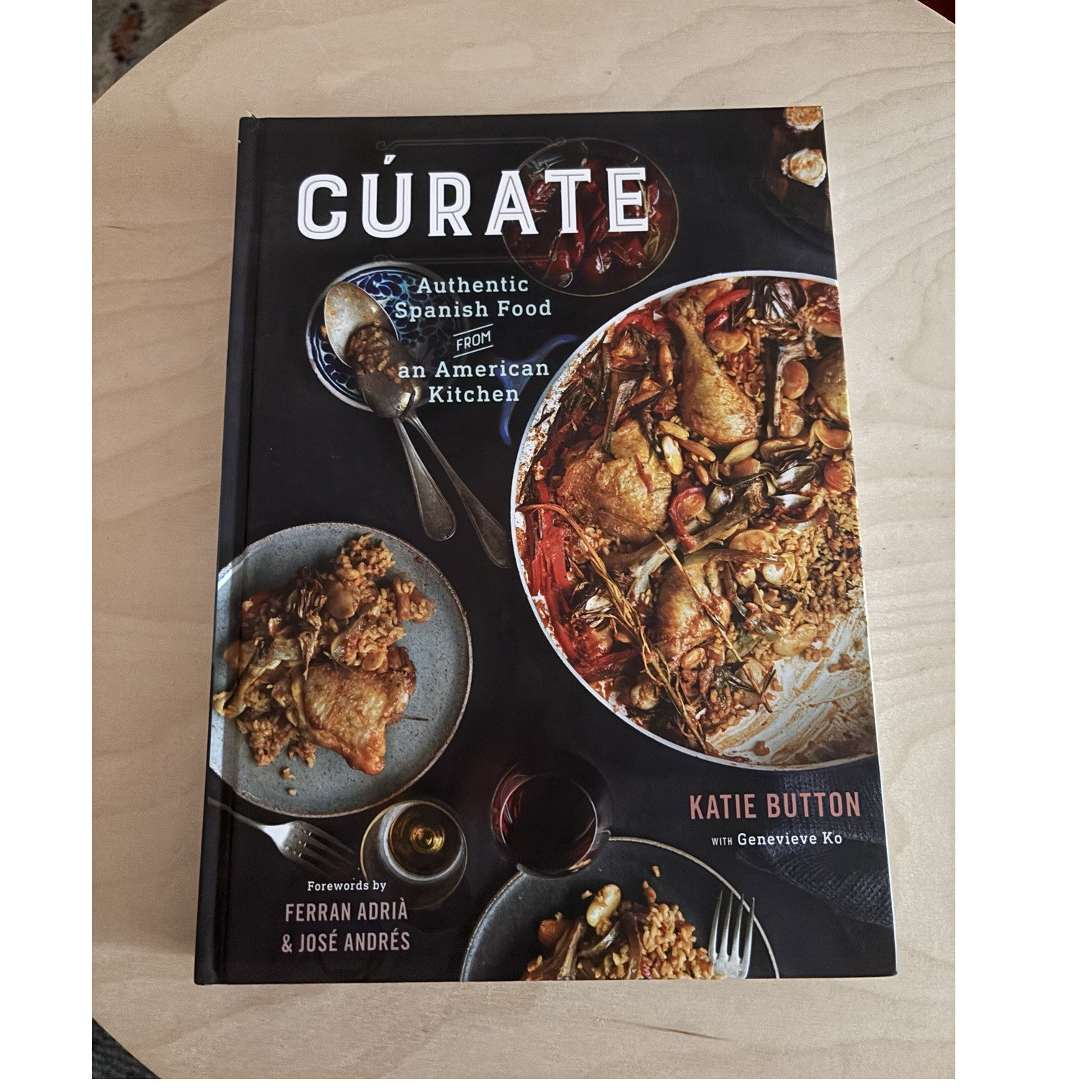Flatiron Books Cúrate by Katie Button Hardcover Spanish Cookbook