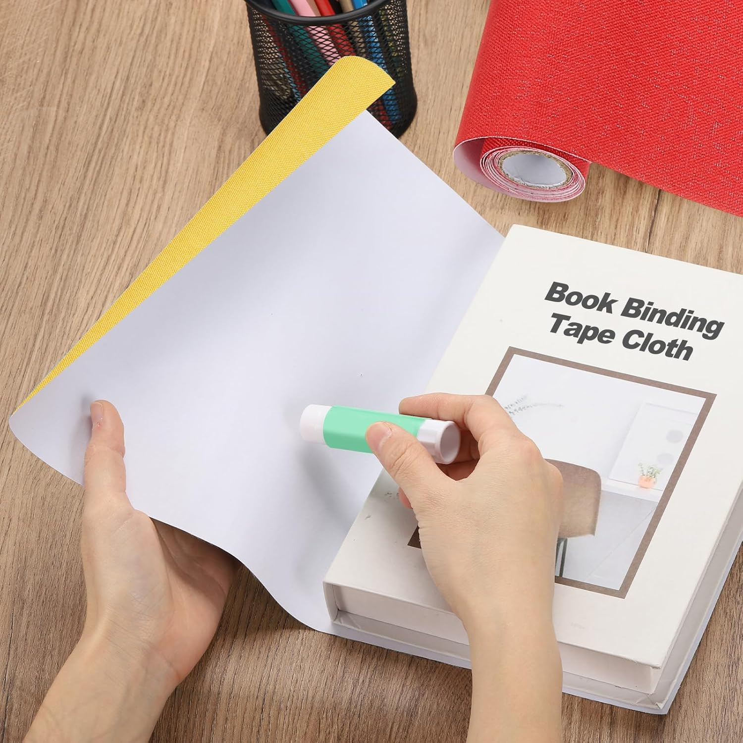 Book Binding Cloth, 51 X 11 Inches Book Cloth for Binding Repairing Fabric Su…