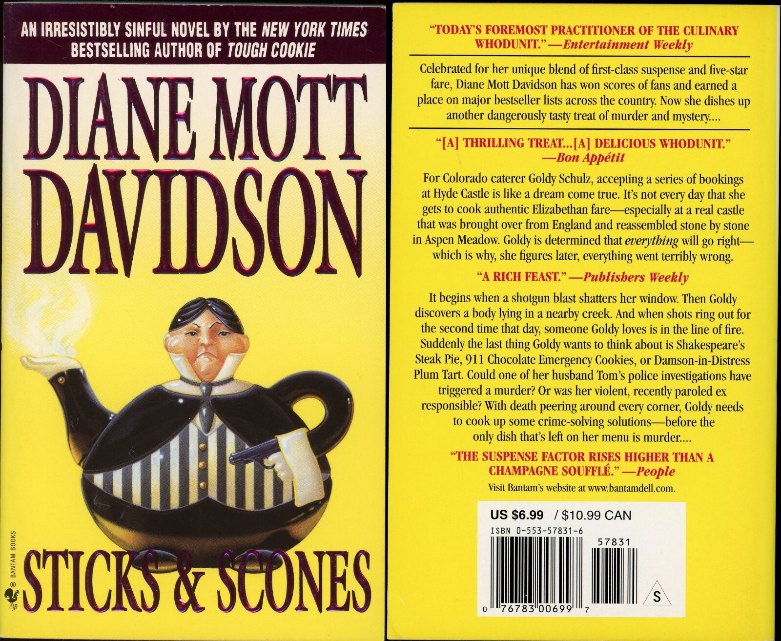 Goldy Schulz Culinary Mystery Lot of 8 Paperback by Diane Davidson