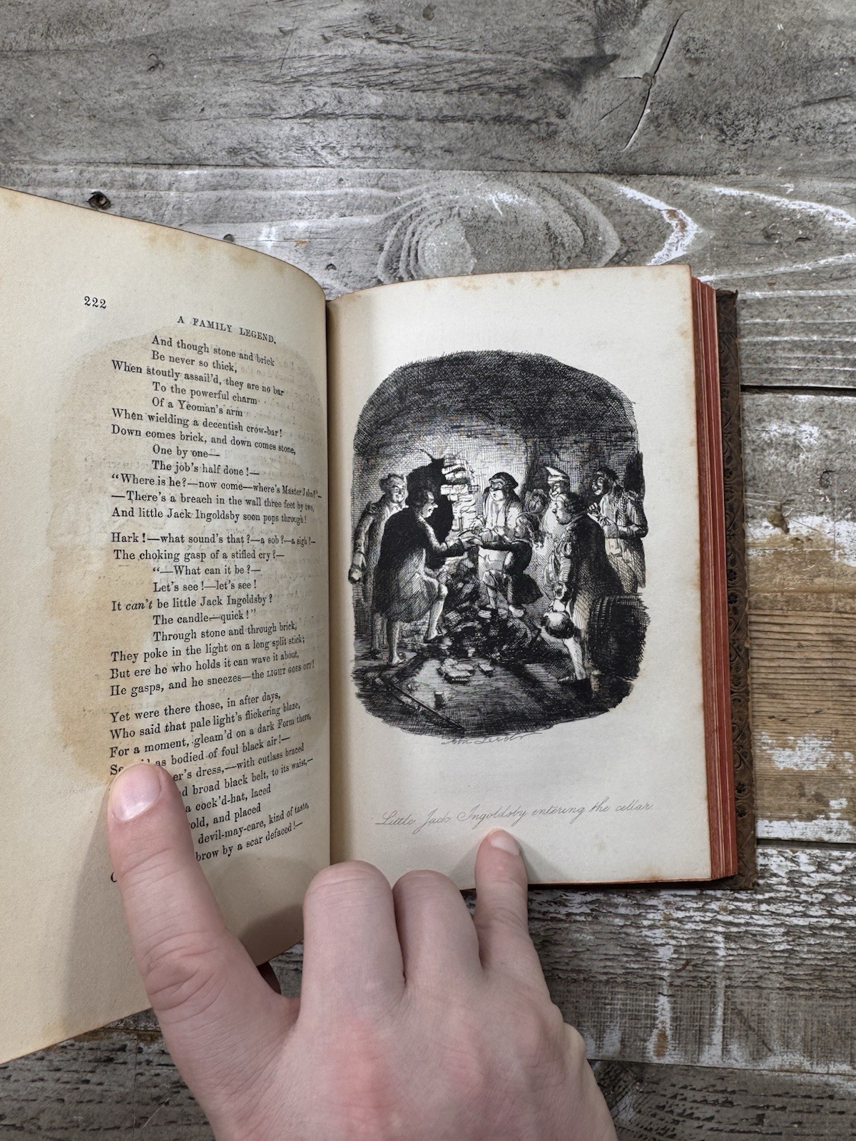 1855 Antique Folklore, Short Stories “The Ingoldsby Legends” Fine Binding