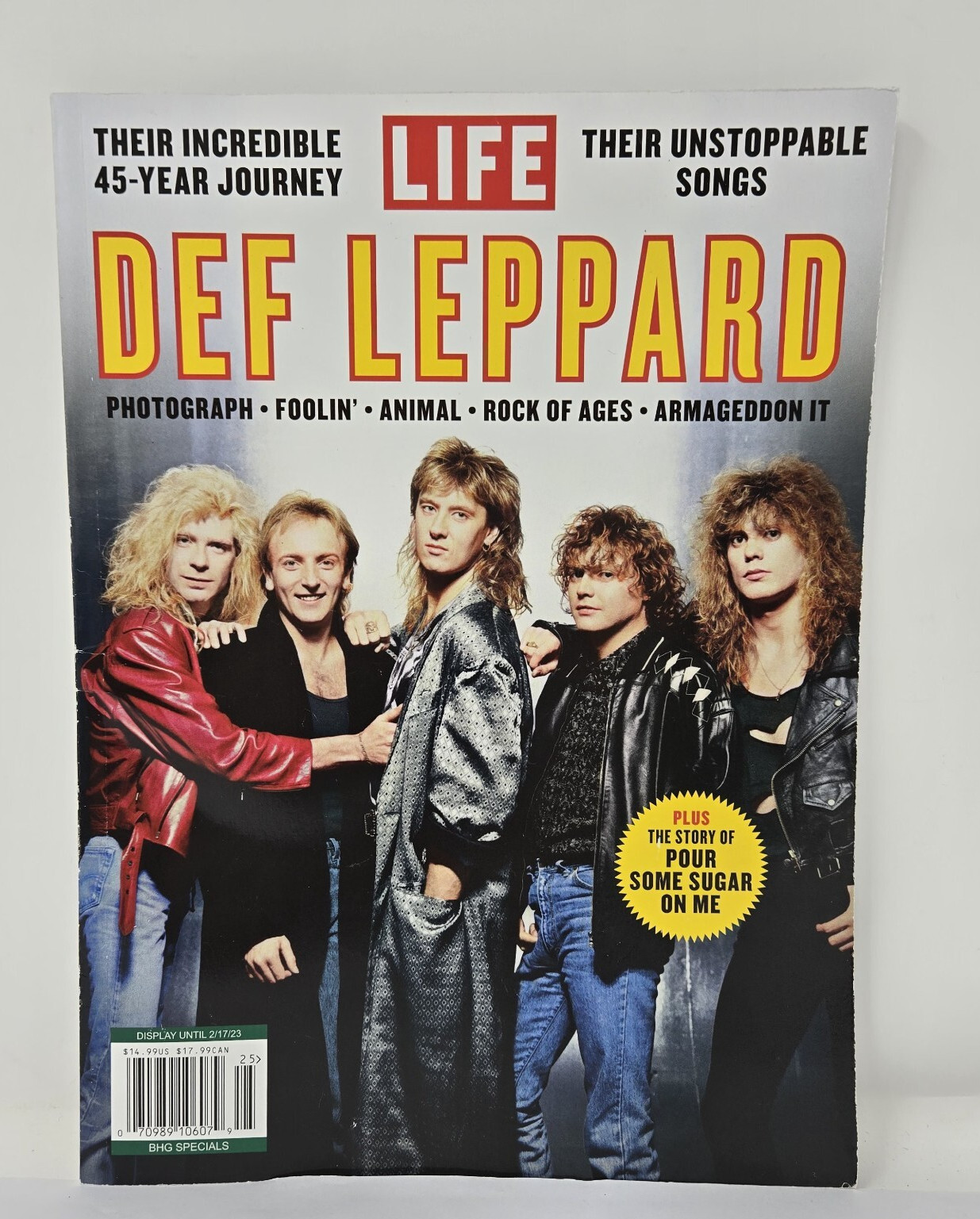 DEF LEPPARD 45 YEARS Their Songs, Story & Photographs in Life Magazine