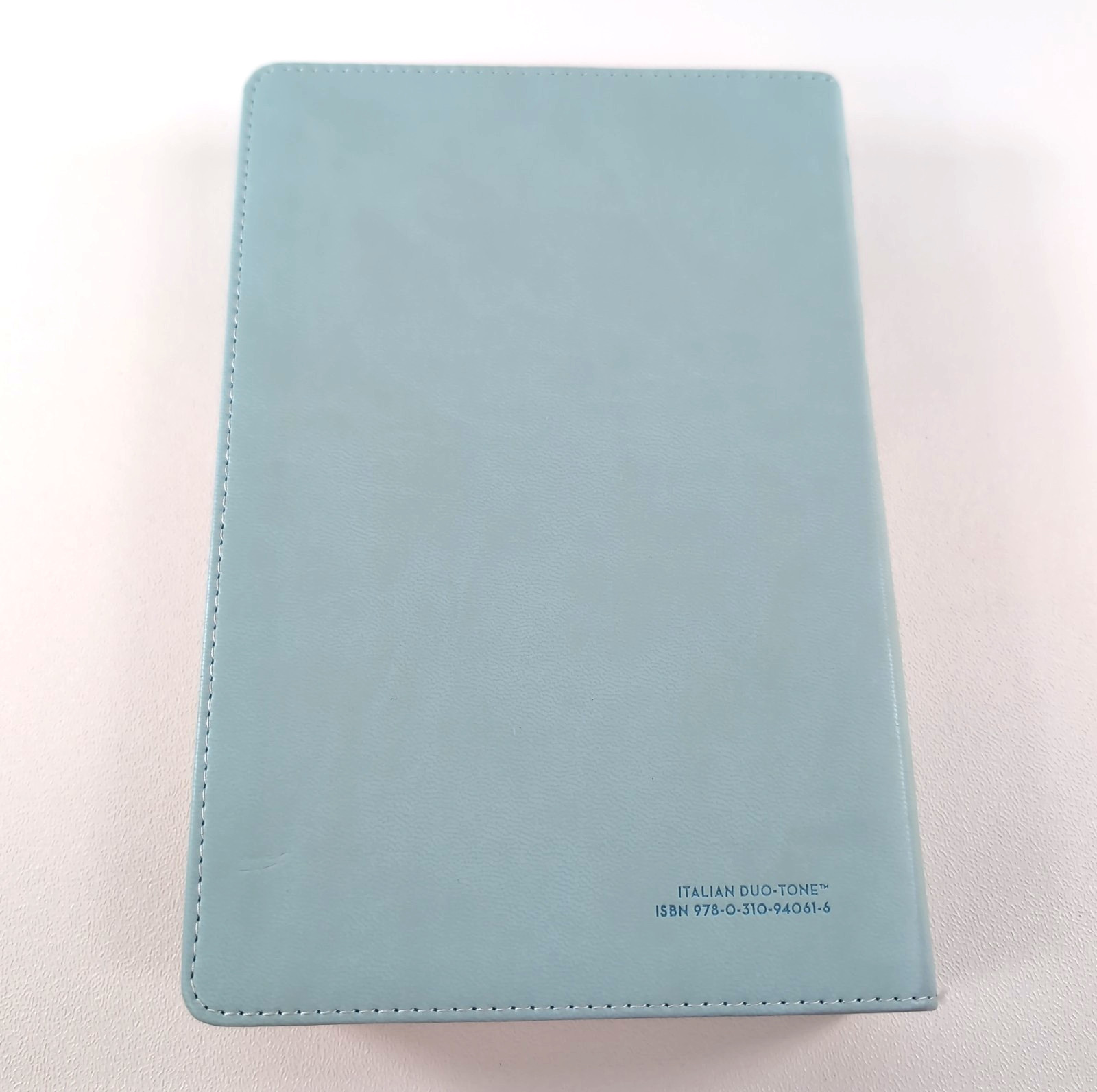 NEW! NIV Teen Study Bible COMPACT Version Italian Duo Leathersoft Blue Kiwi Pink