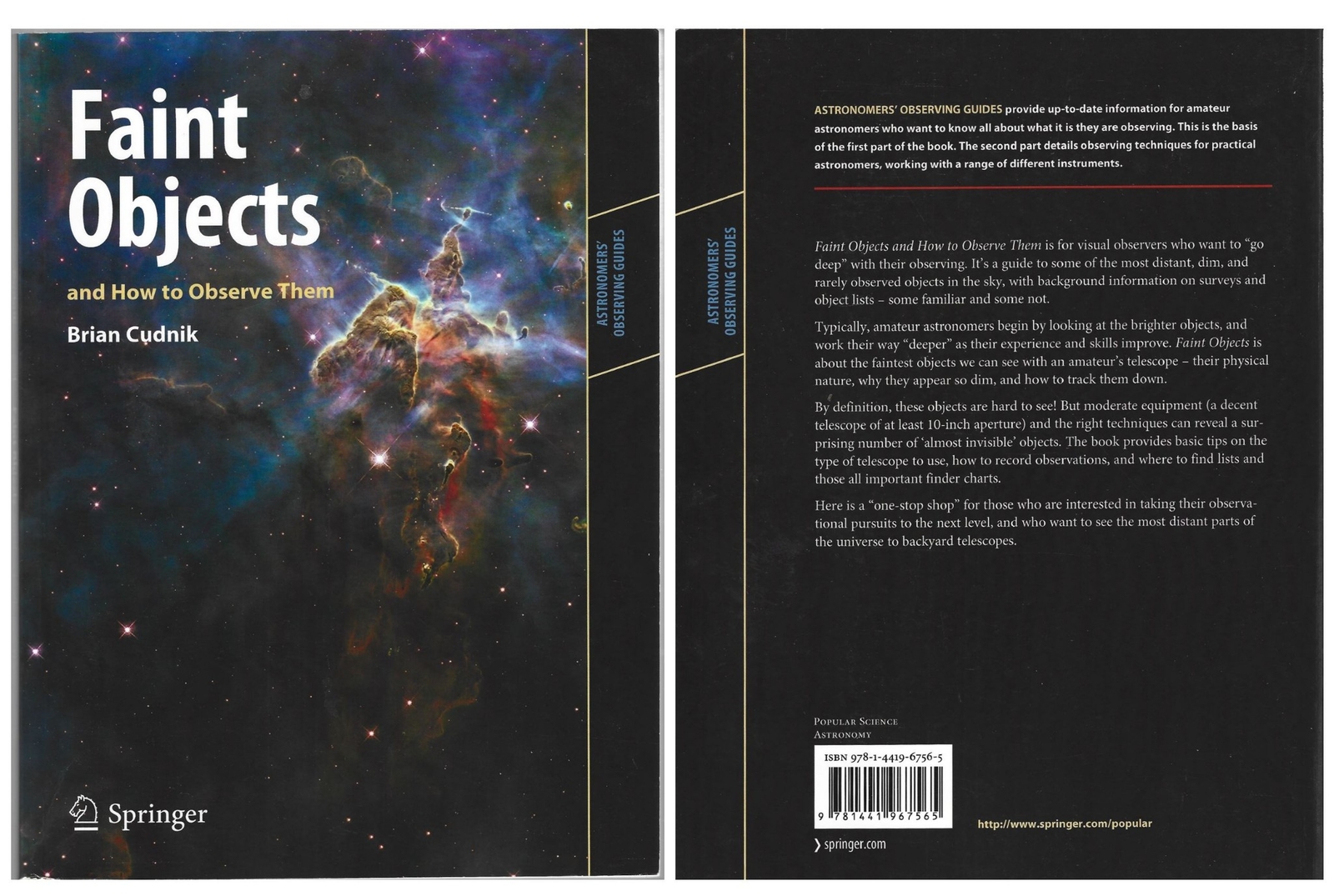 Astronomy Astronomers Faint Objects & How to Observe Them Brian Cudnik Illus TP