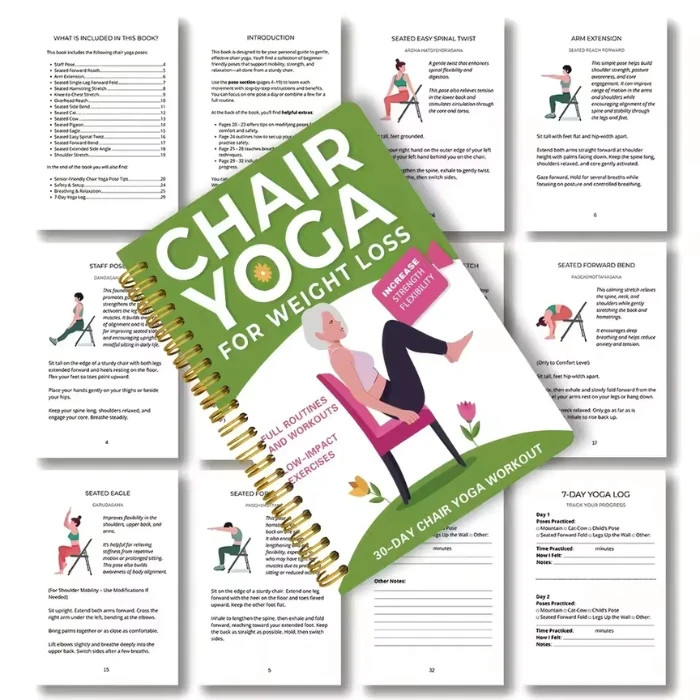Chair Yoga for Weight Loss: a Collection of 50+ Low-Impact Exercises for Seniors