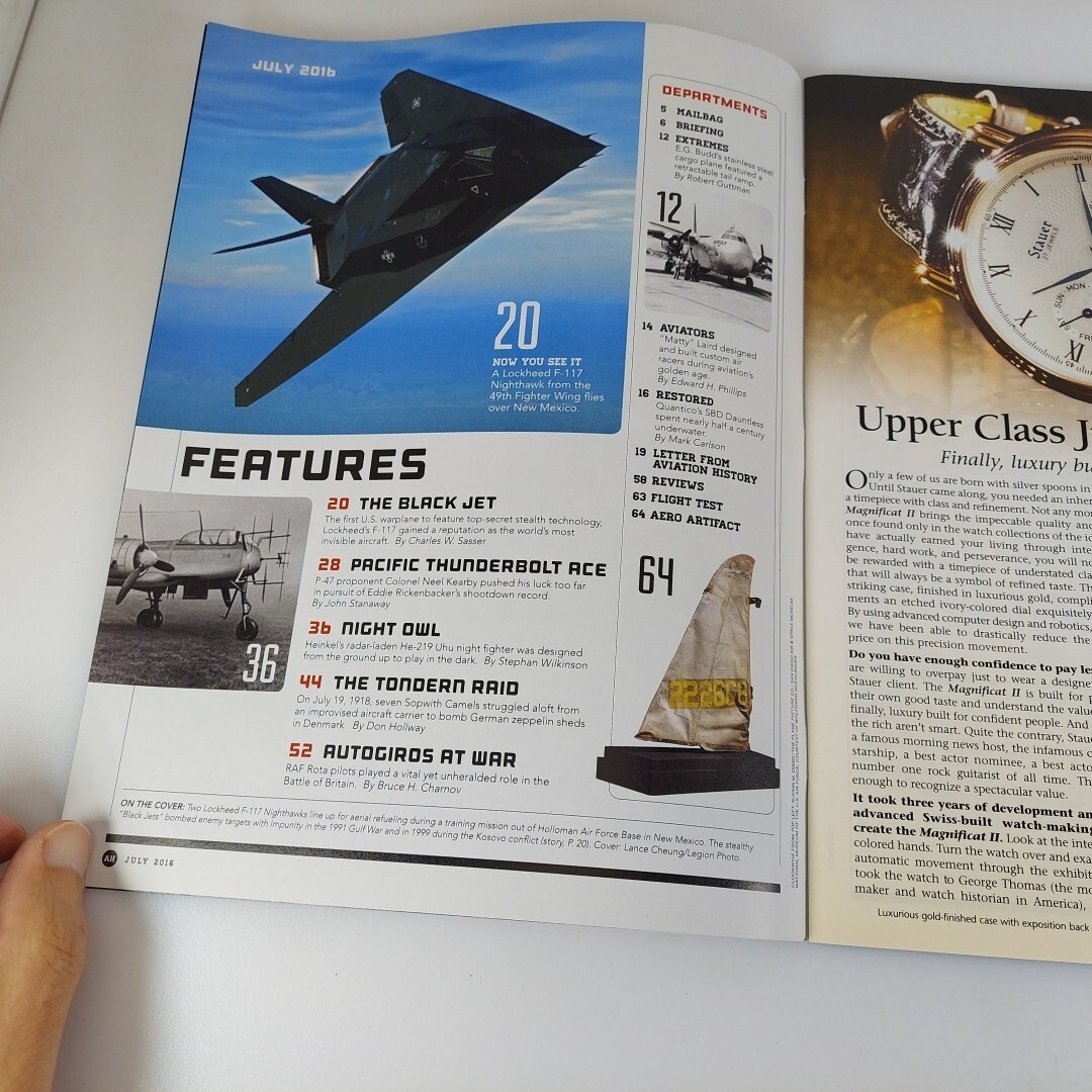 Aviation History Magazine July 2016 Lockheed F-117, Pacific P-47 Ace