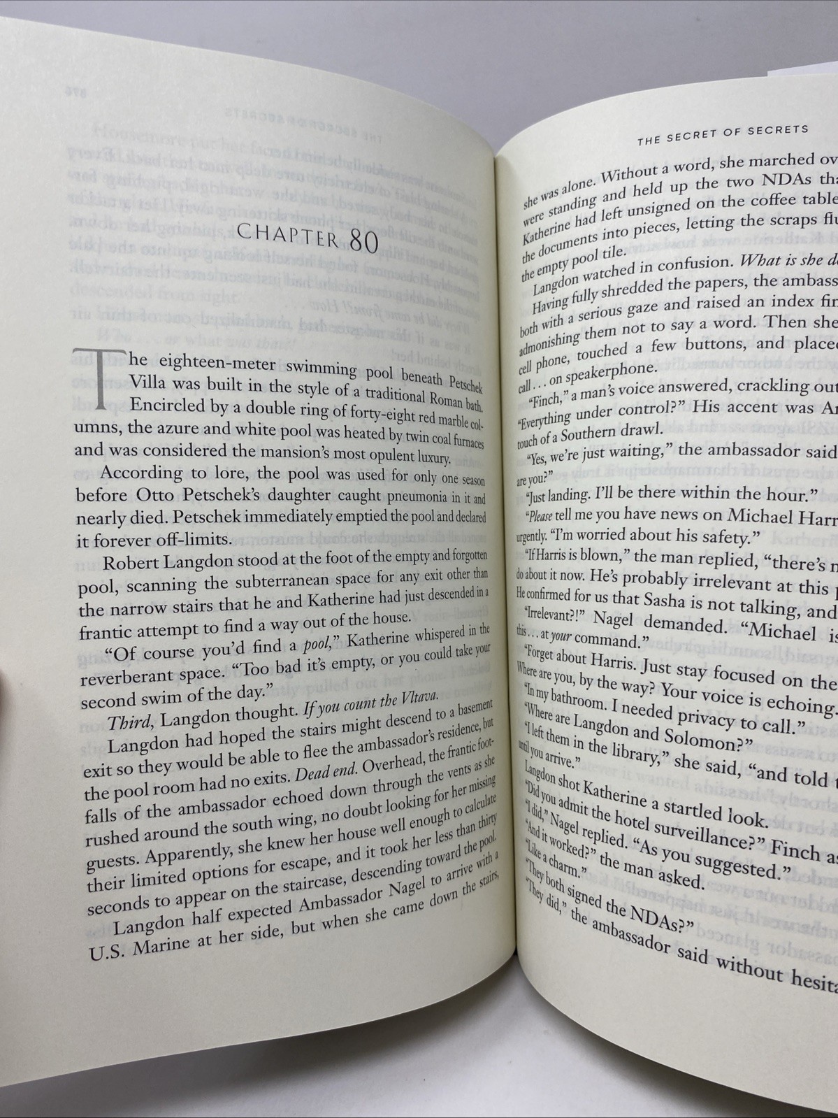 The Secret of Secrets Robert Langdon Hardcover 2025 Dan Brown Doubleday