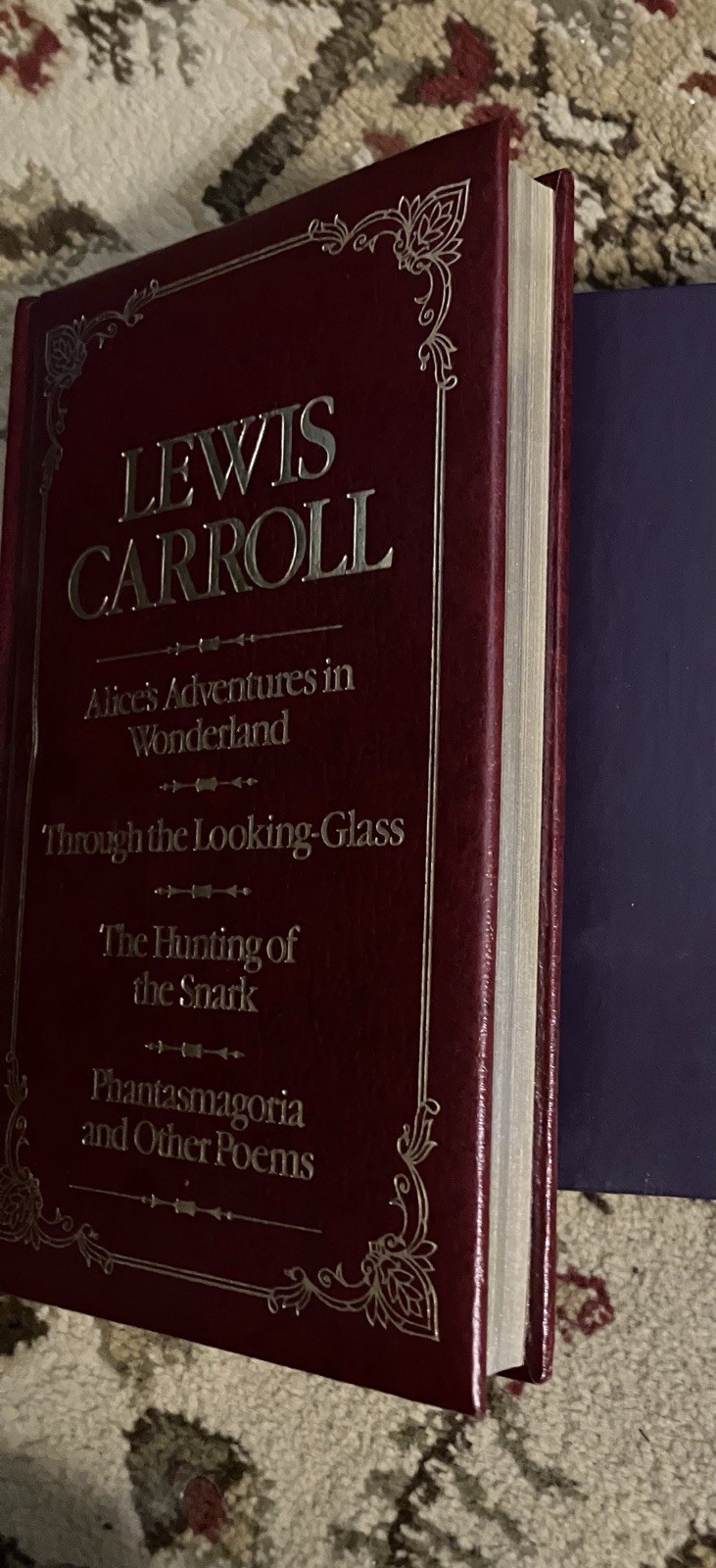 Leather Book Lewis Carroll Many Classics “Alice’s-In Wonderland-Looking Glass”