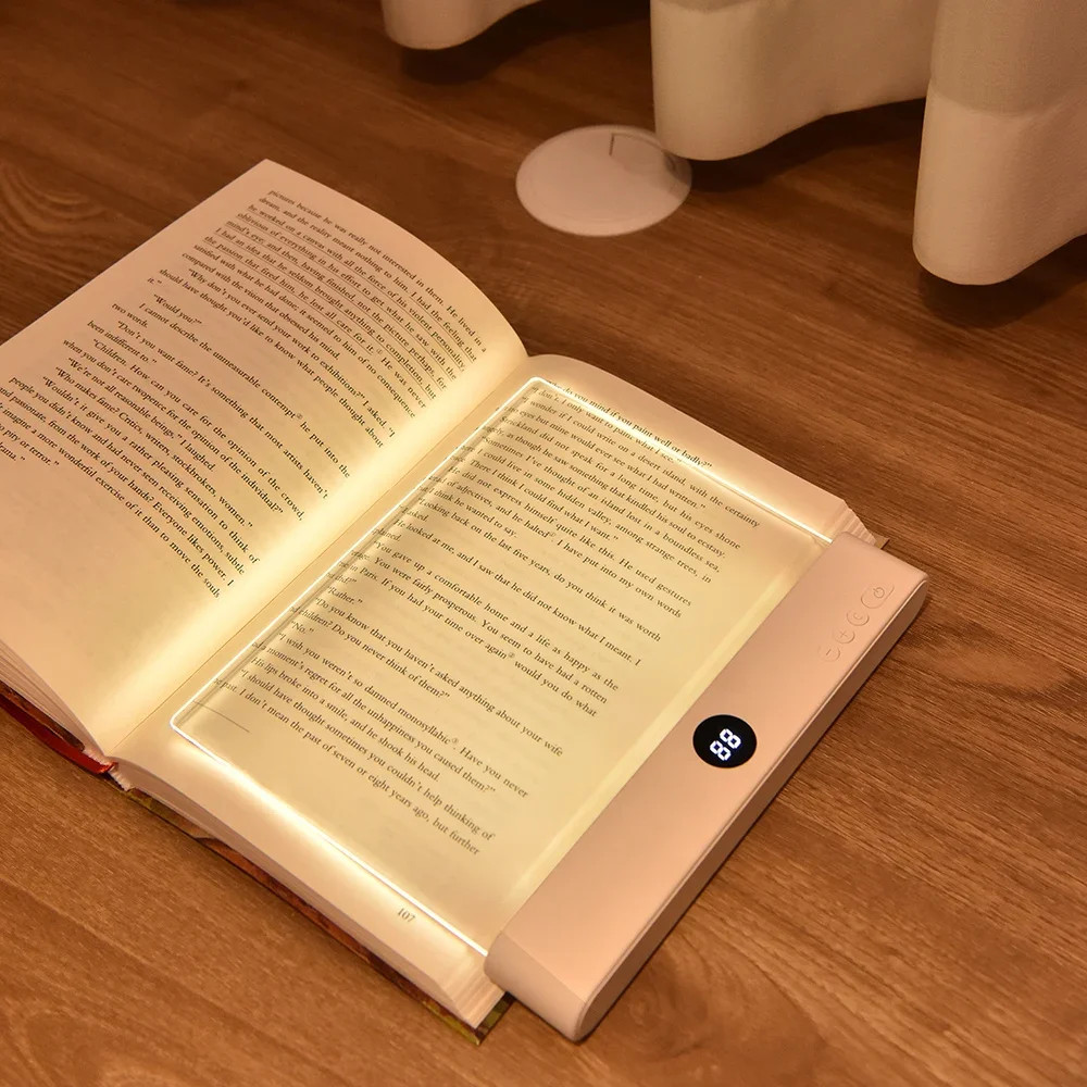 LED Book Reading Light & Night Light 2-in-1 | USB Rechargeable | 3 Color Modes