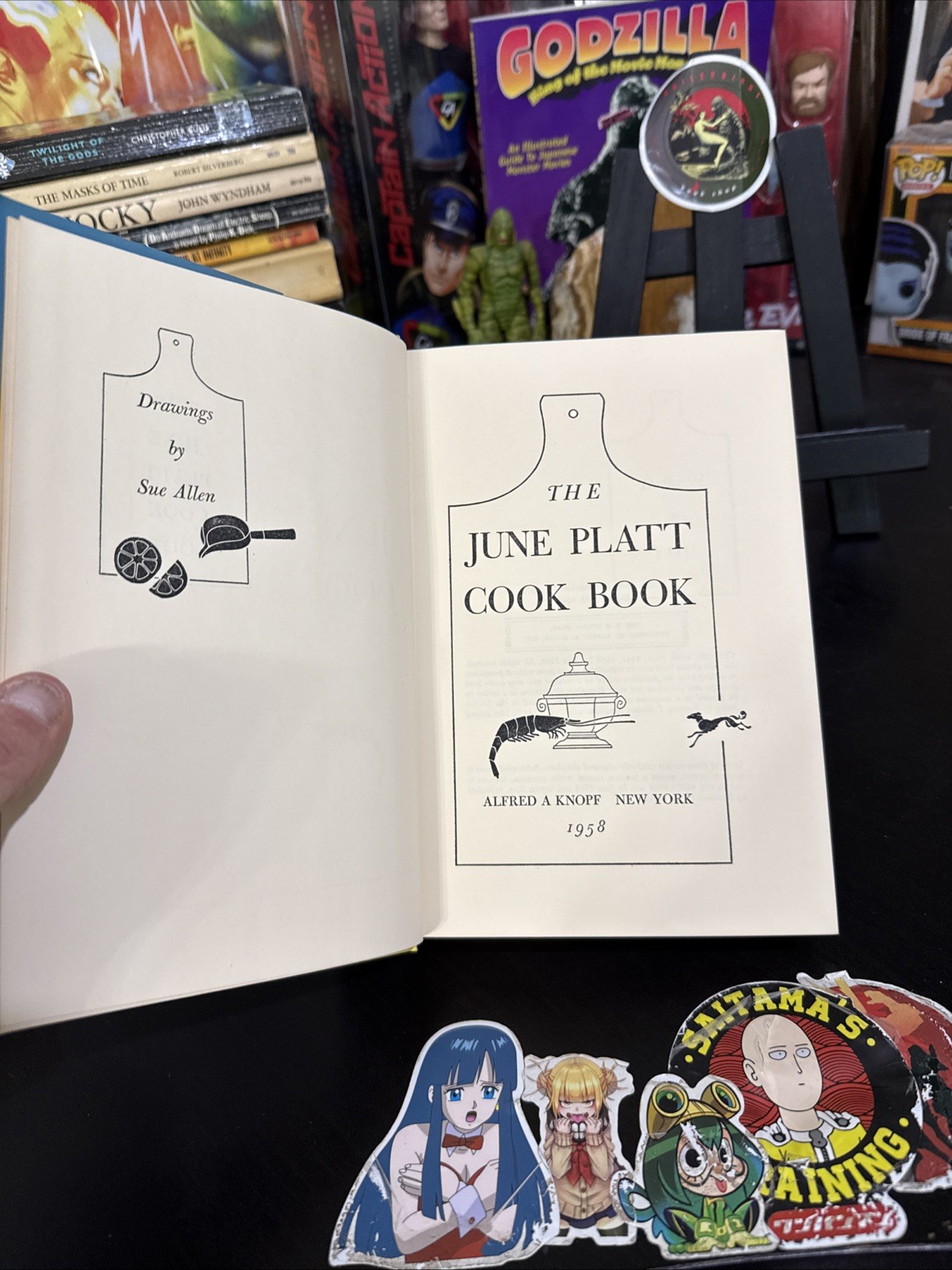 June Platt Cook Book Alfred A. Knopf 1958 1st Edition HB/DJ Vintage Cook Book