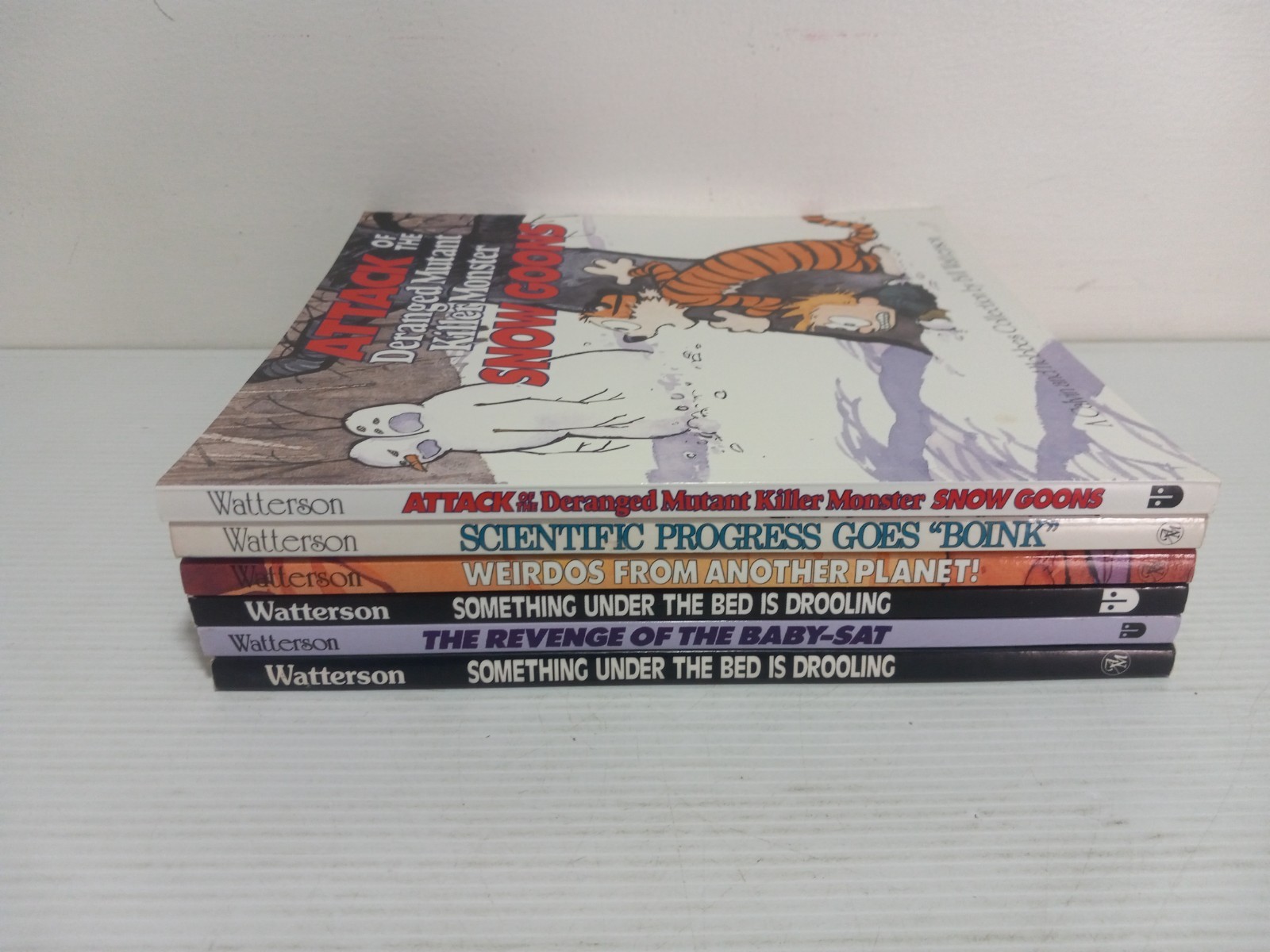 Calvin & Hobbes LOT of 6 Books Paperback Bill Watterson Cartoon