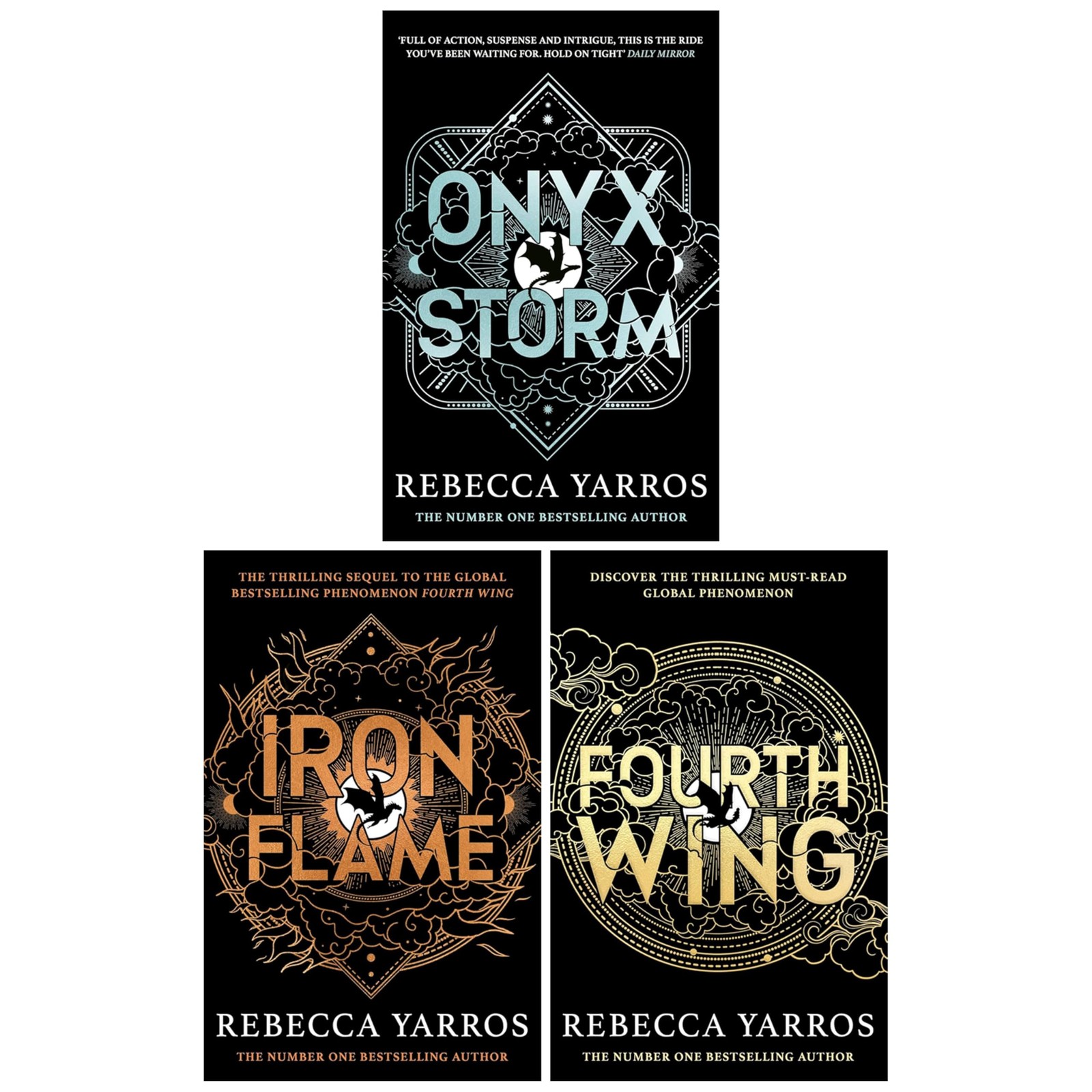 The Empyrean Series 3 Books Collection Set By Rebecca Yarros (Fourth Wing