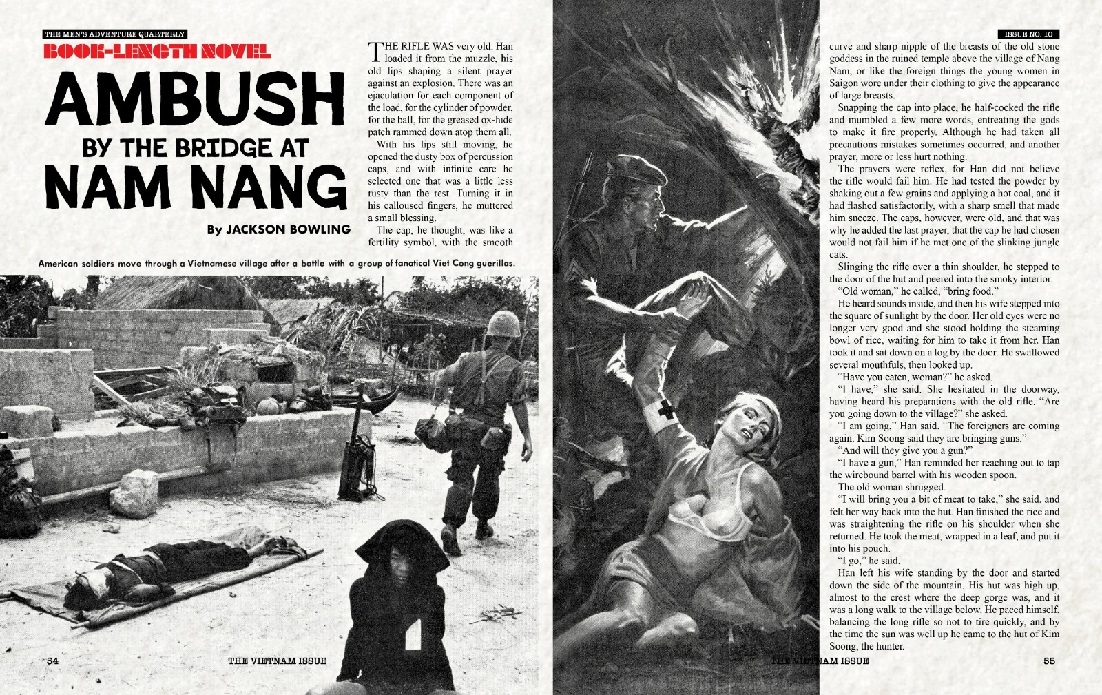 MEN’S ADVENTURE QUARTERLY #10, the Vietnam War Issue, full color edition