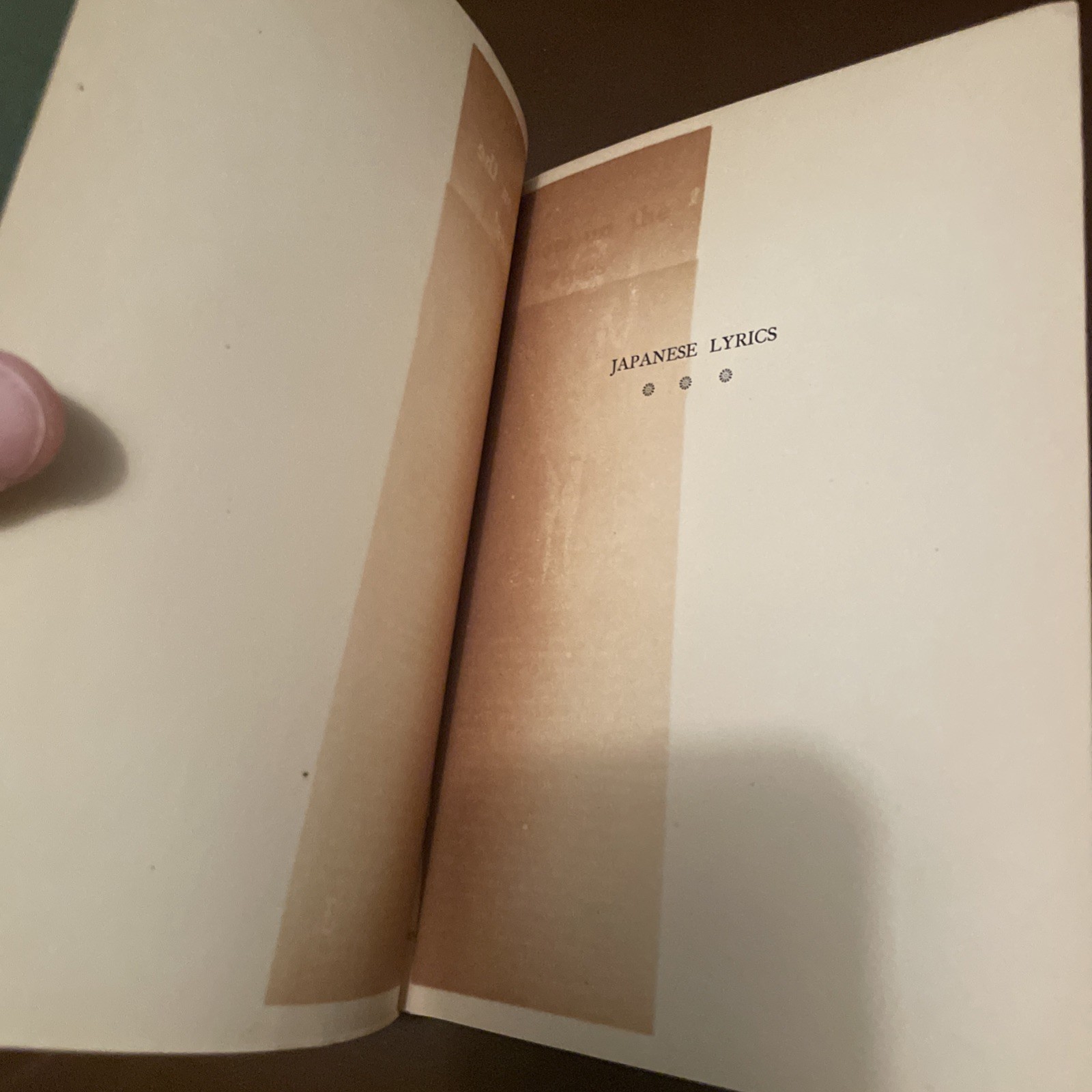 Japanese Lyrics – Translated by Lafcadio Hearn – 1915 edition – See Photos