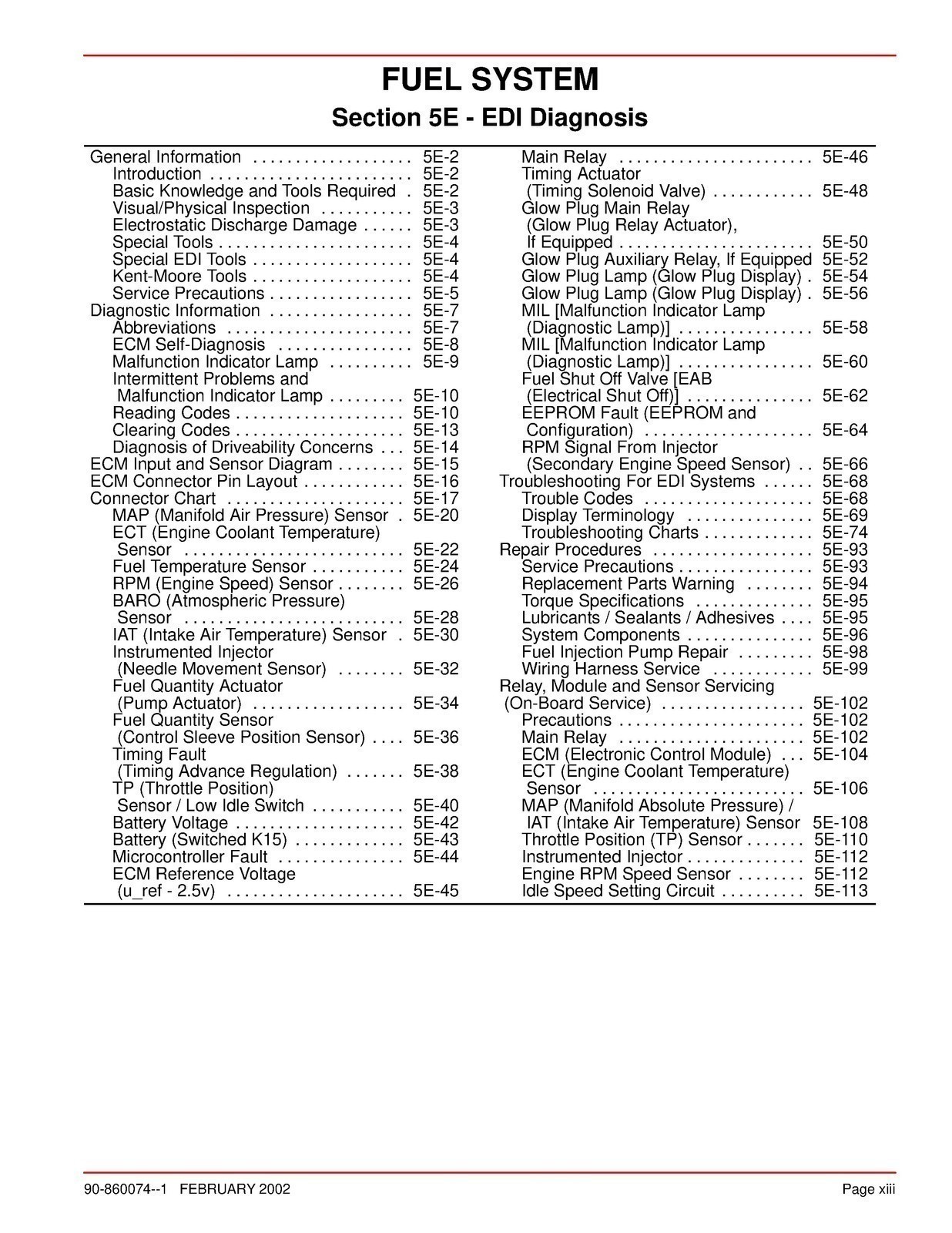Mercury Mercruiser #22 Service Manual In-Line Diesel D2.8L D4.2L D-Tronic COVERE
