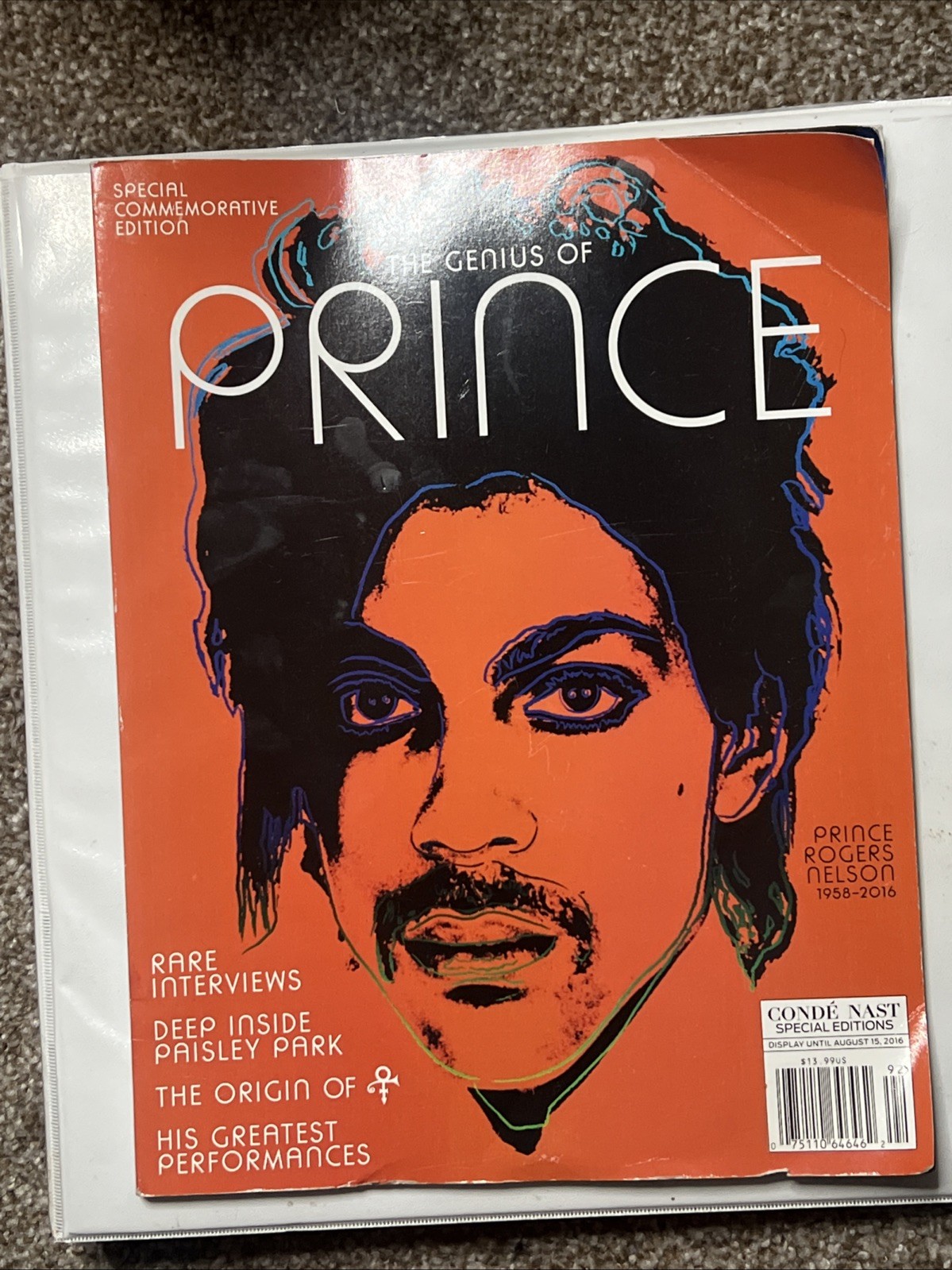 The Genius of Prince – Special Commemorative Edition by Conde Nast 2016