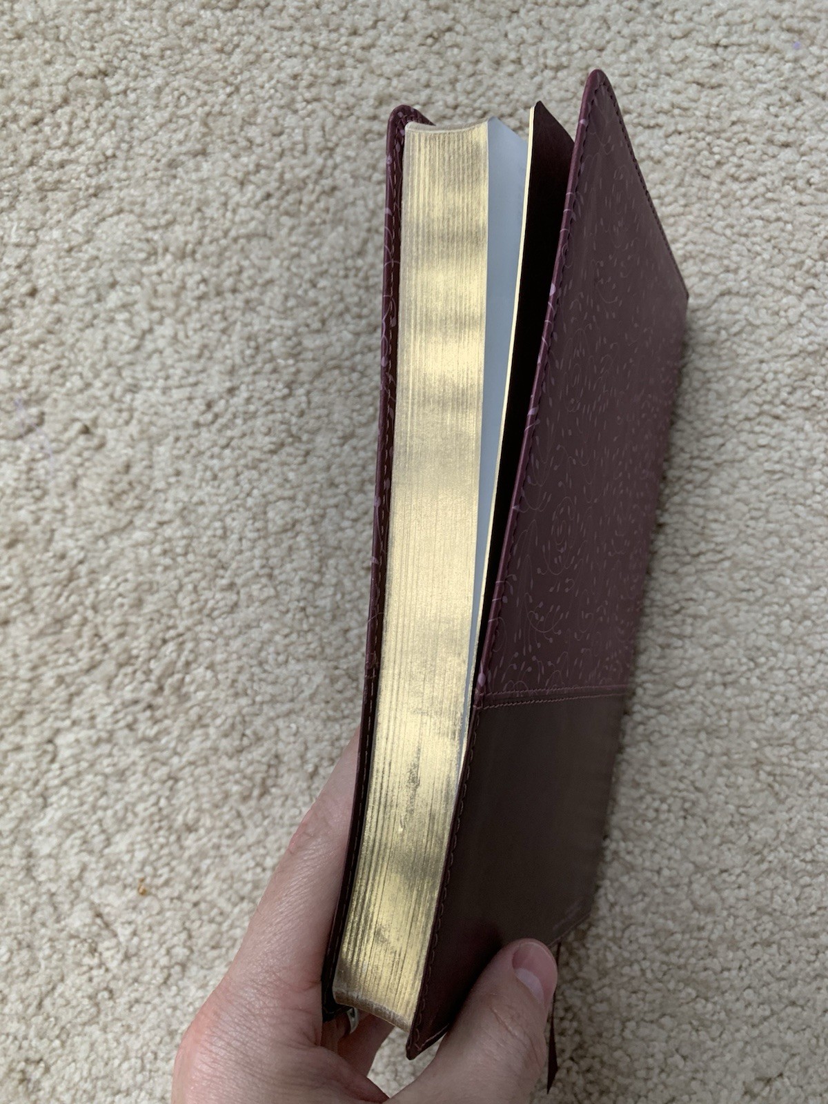1989 NRSV Thinline Reference Bible LeatherSoft Pink OOP New Revised Standard