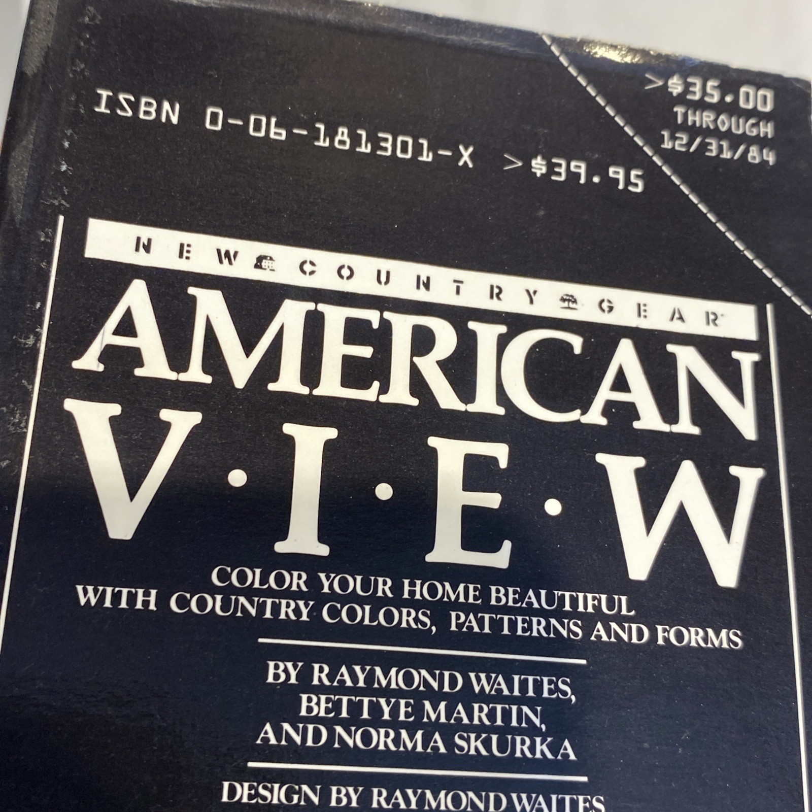 AMERICAN VIEW By Raymond Waites & Bettye Martin – Hardcover Excellent Condition
