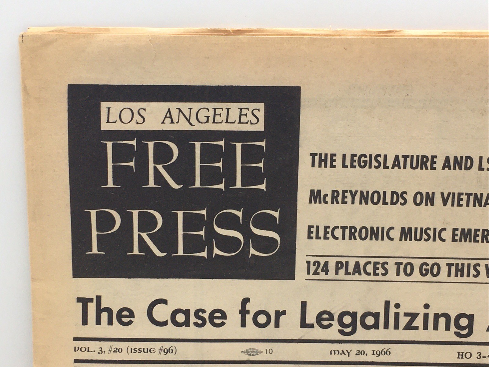 May 20, 1966 Los Angeles Free Press The Case For Legalizing Abortions, LSD