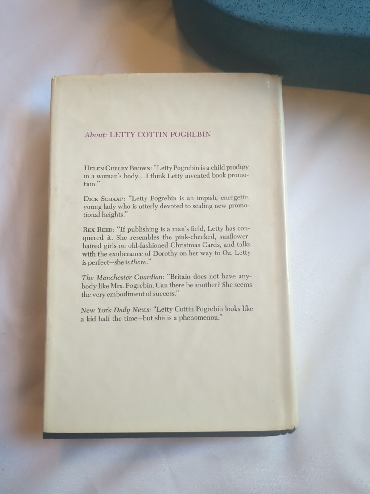 Pogrebin, Letty Cottin HOW TO MAKE IT IN A MAN’S WORLD 1st Edition 1st Printing
