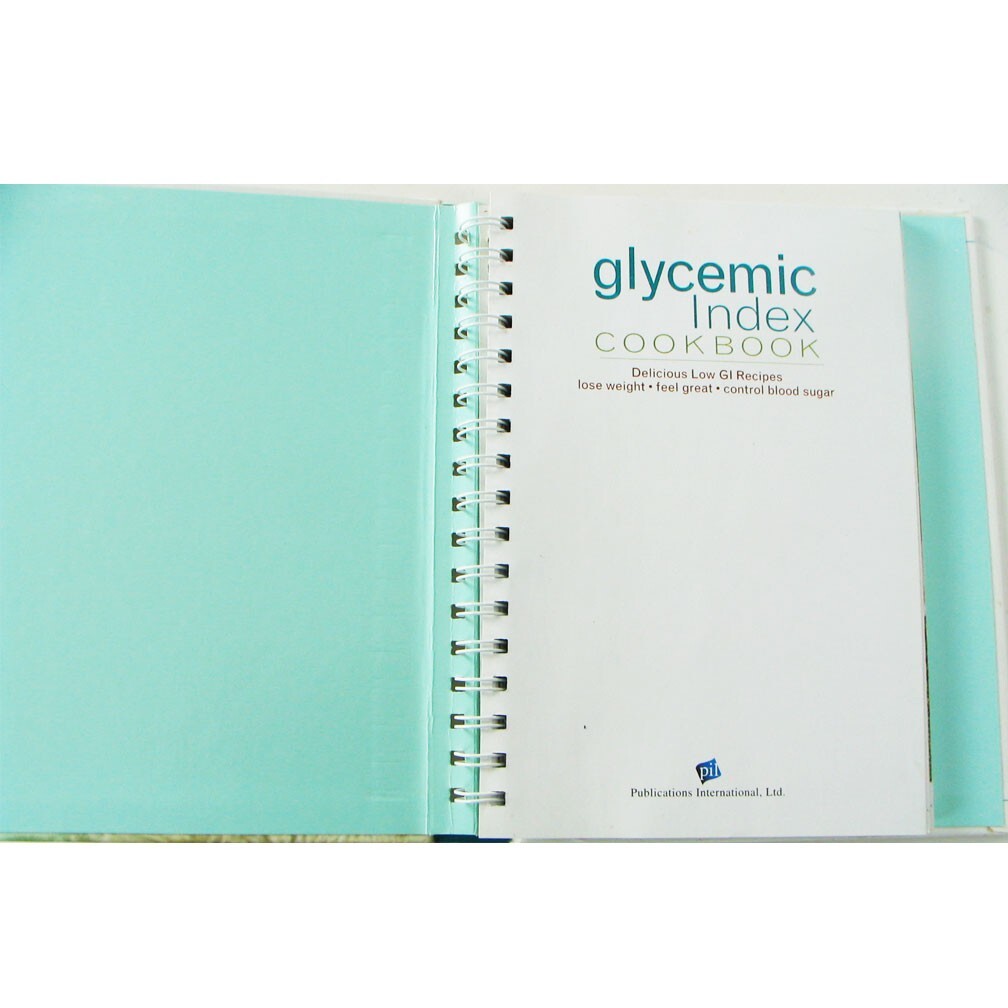 Glycemic Index Cookbook Delicious Low GI Recipes Control Blood Sugar Hard Cover