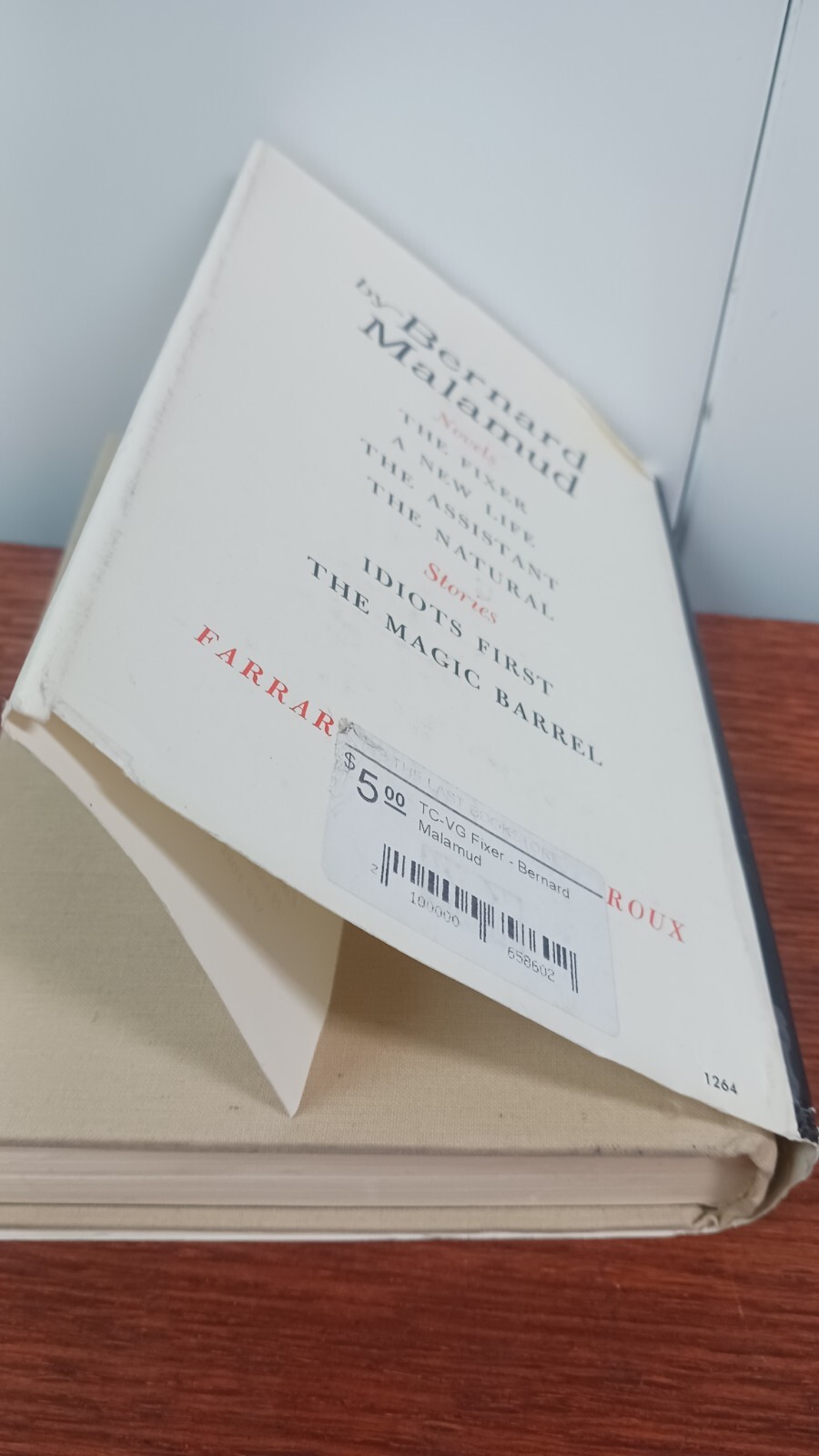 The Fixer by Bernard Malamud 1966 Hardcover First edition Farrar Straus Giroux