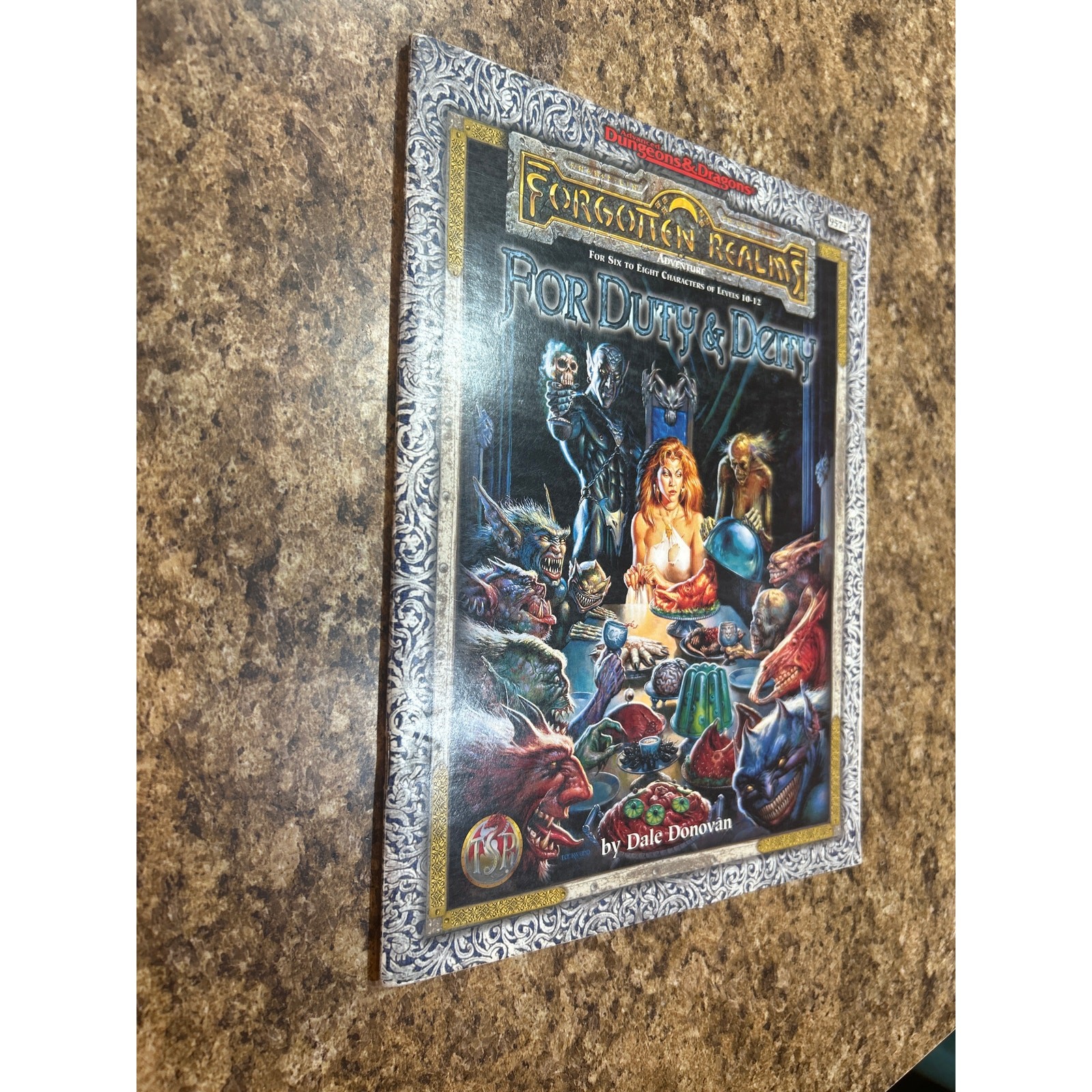 Advanced Dungeons & Dragons Forgotten Realms For Duty & Deity 9574 Adventure EUC