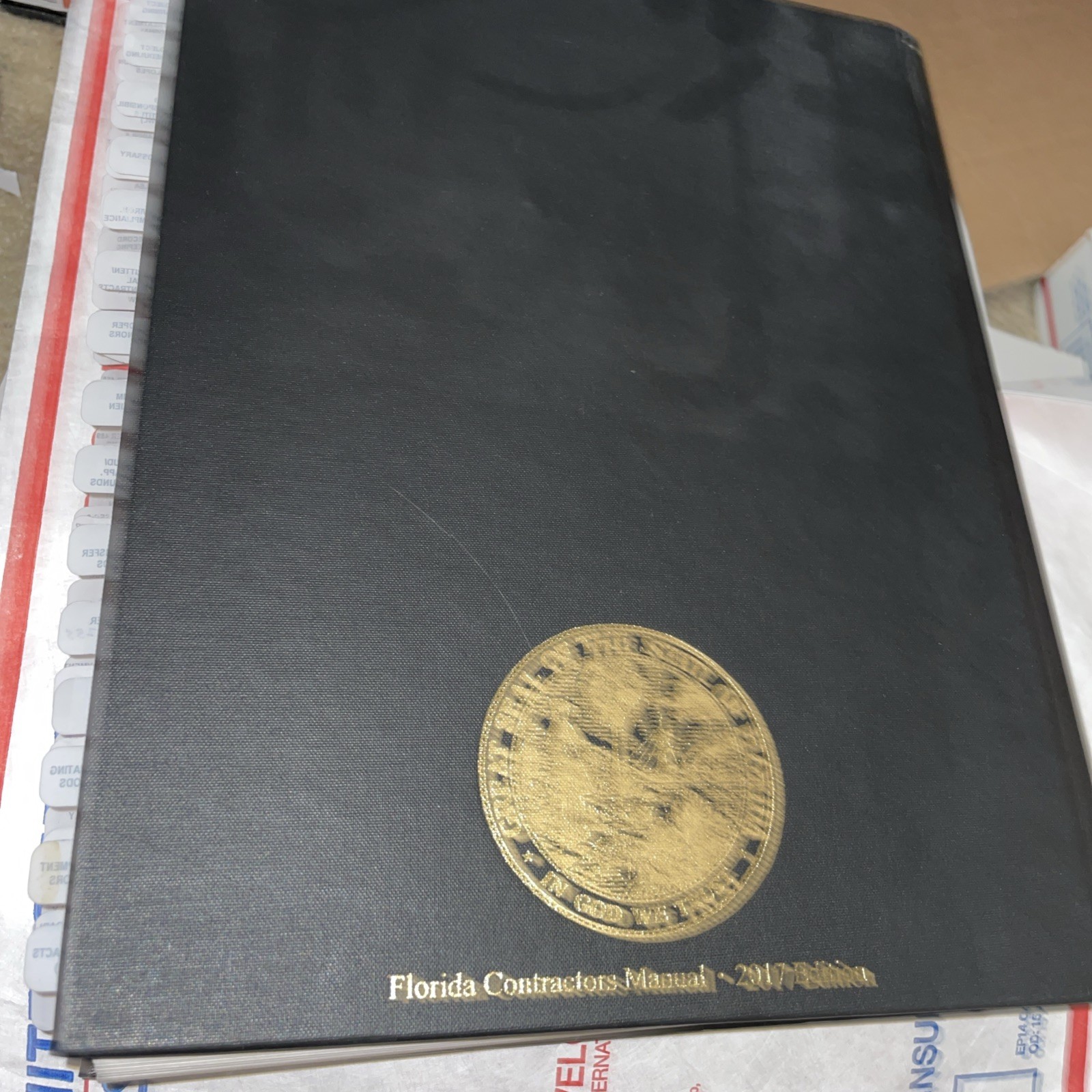 Florida Contractors Manual FCM 2017 Edition W/ Index Tabs HEAVY HARDCOVER BOOK