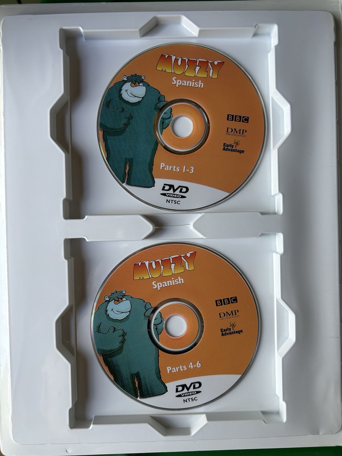 BBC Muzzy Spanish Language Course DVD Set for Children, English to Spanish