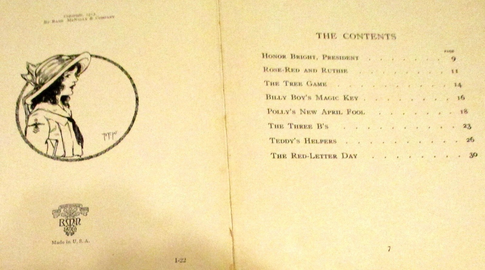 1913 The Goody-Naughty Book H/C 62 Pages