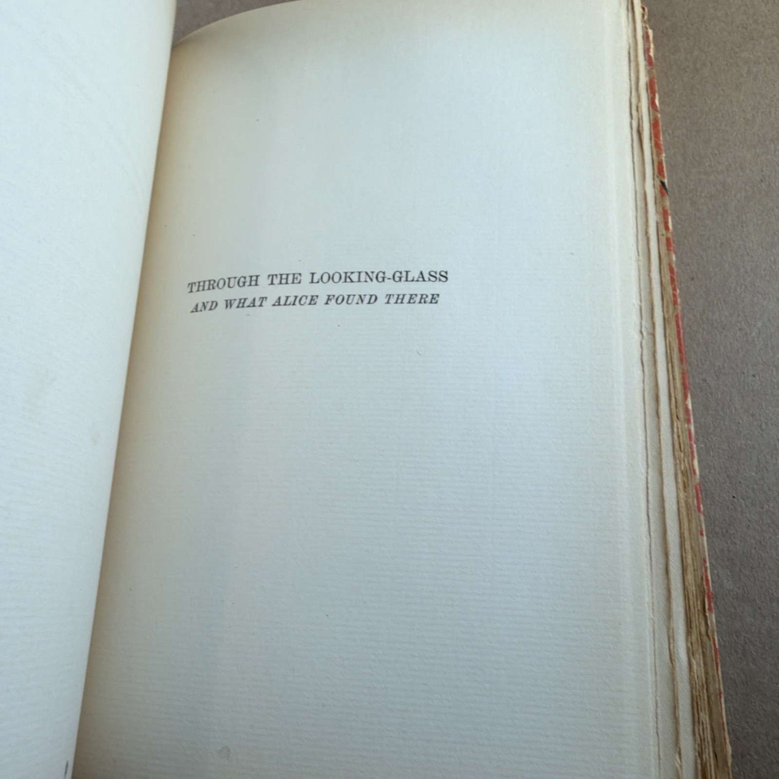 Lewis Carroll Alice in Wonderland Looking-Glass Snark 1925 HC Tenniel