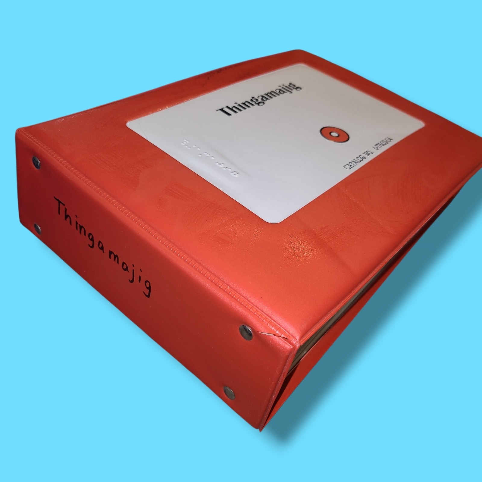 Vintage APH Thingamajig Tactile Braille Children’s Book 1996 Blind Education