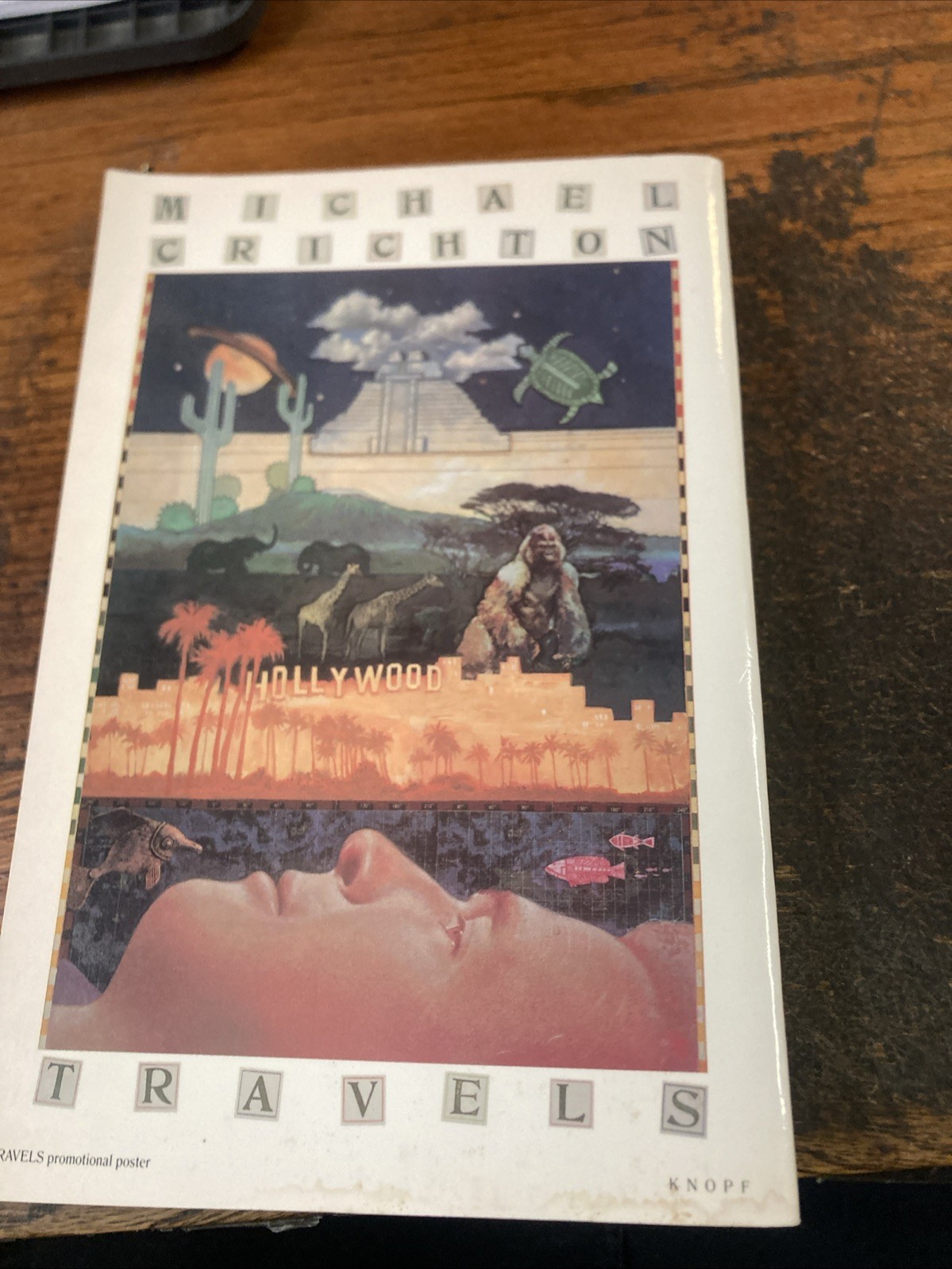 TRAVELS Michael Crichton RARE ARC Special Reader’s Edition 1988 Advance Proof!