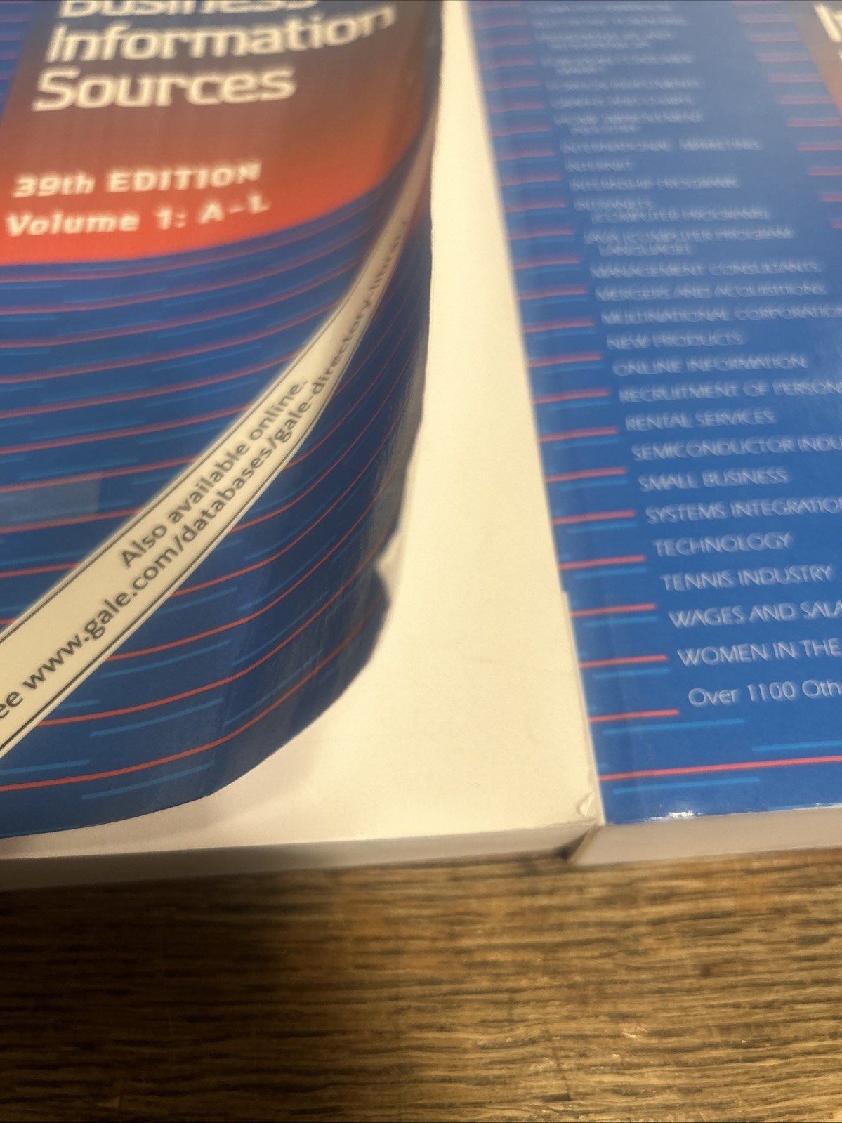 Encyclopedia of Business Information Sources 39th Ed. SET A-Z Paperback Book