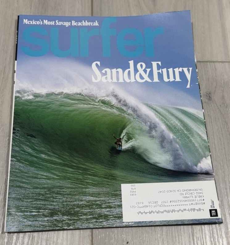 SURFER Magazine (2015/2016/2017) Set Of 10