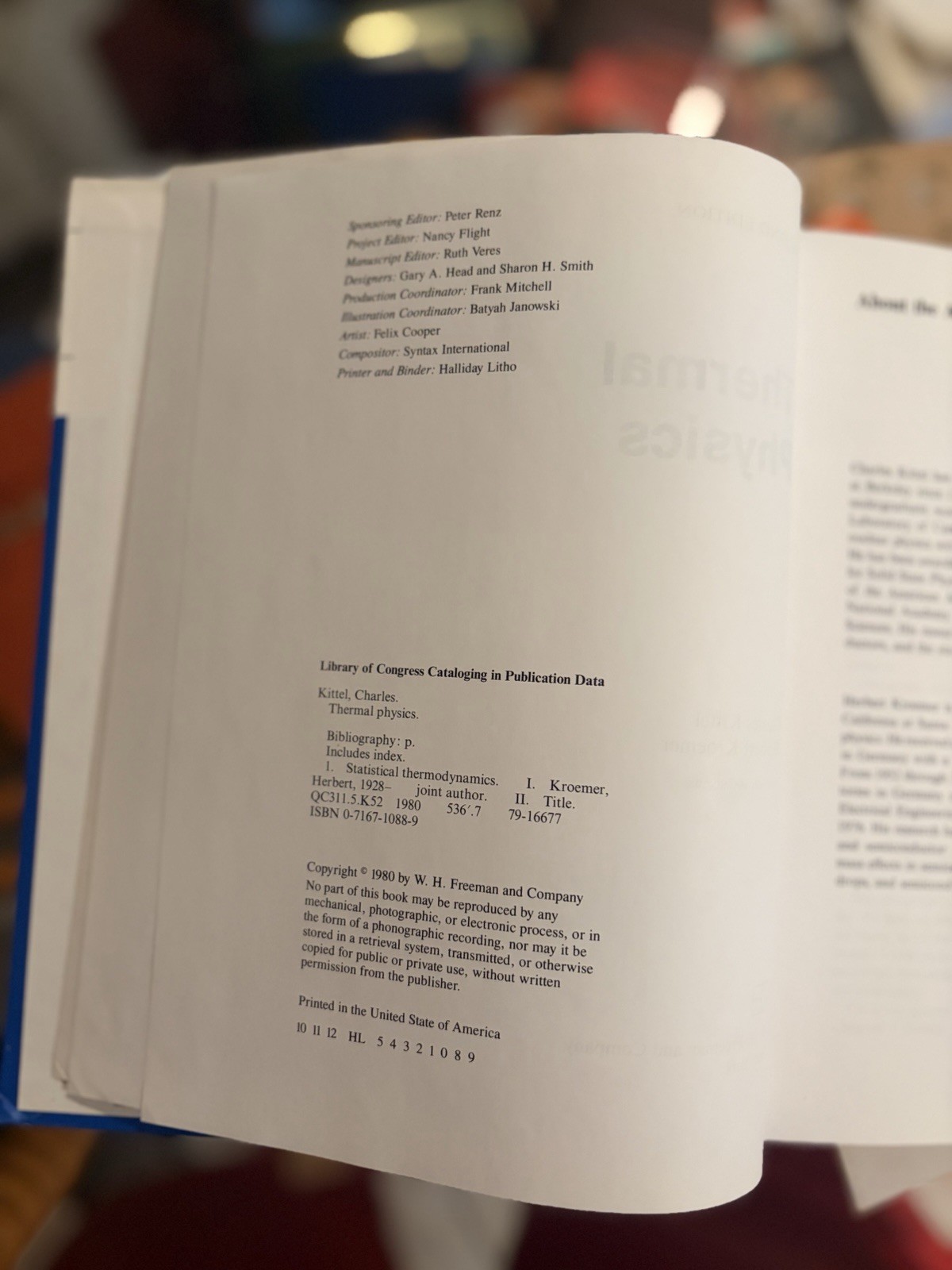 Thermal Physics (Second Edition)