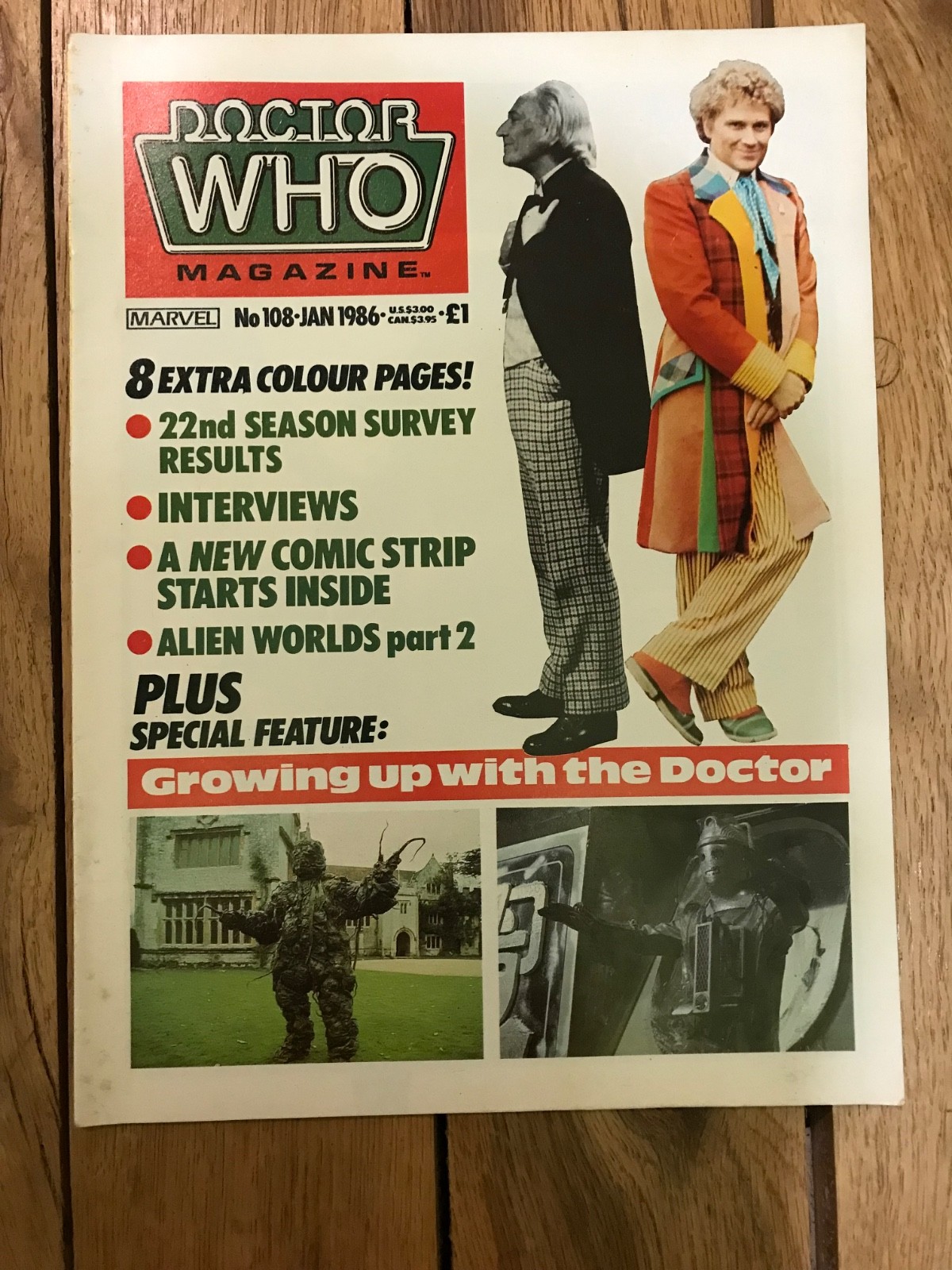 Doctor Who Magazine. Issues 108 – 126 Multi-list. Choose your issue.