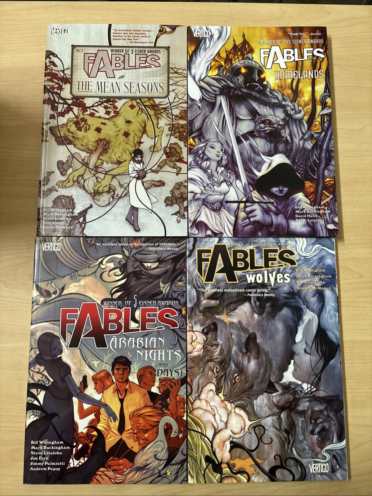 Lot 27 Fables Vol. 1-22 DC Vertigo Comics Complete Set Bill Willingham + Fairest
